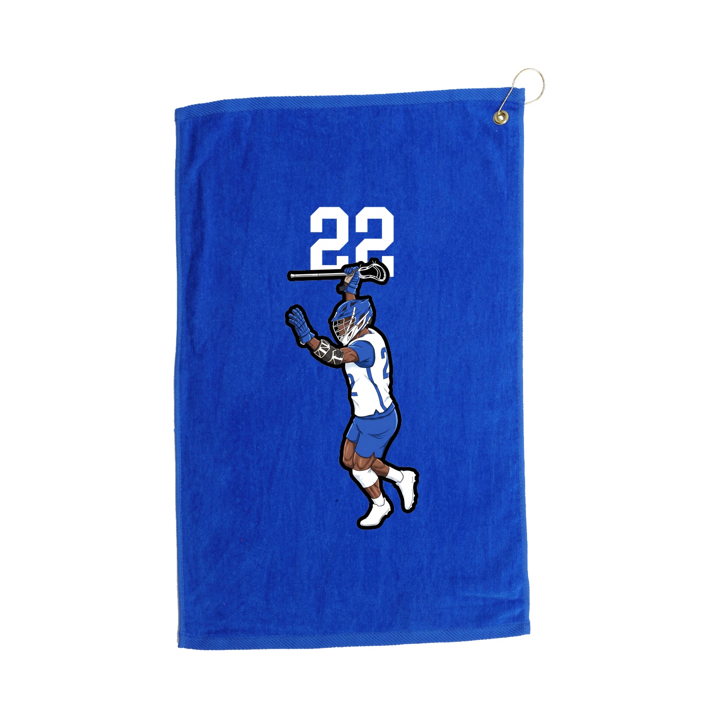 Golf Towel — Number Top in Royal