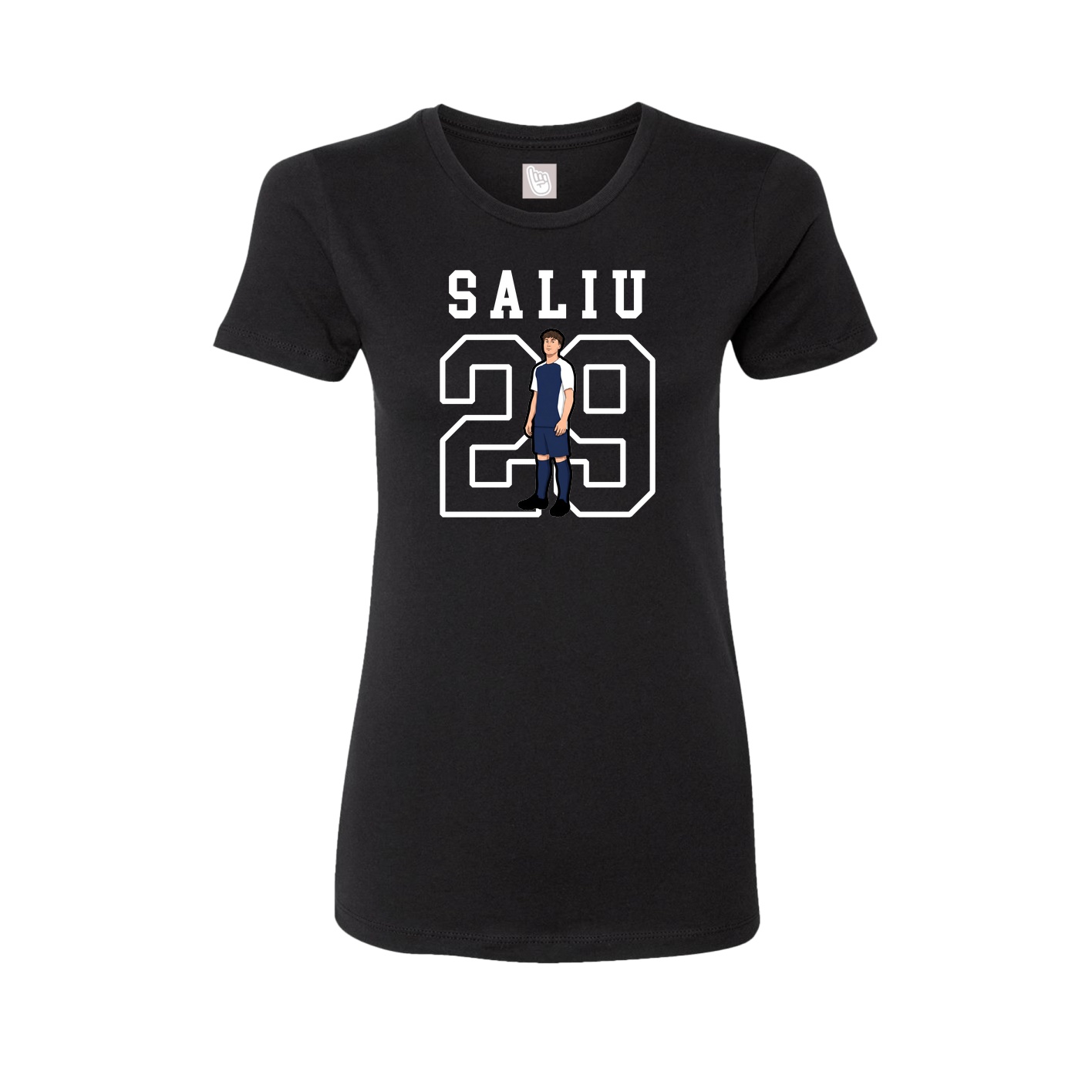 Fitted Women's Tee — Shirsey in Black