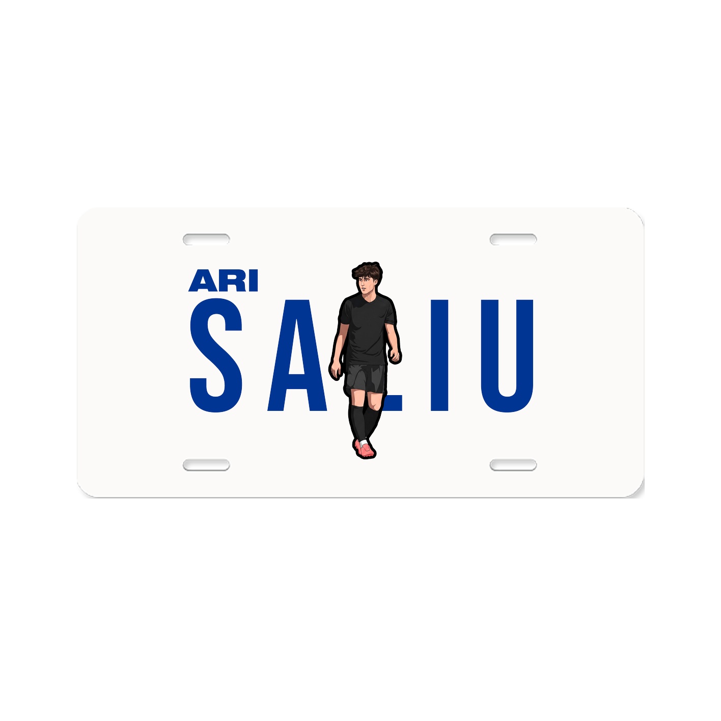 License Plate — Player Name in Classic