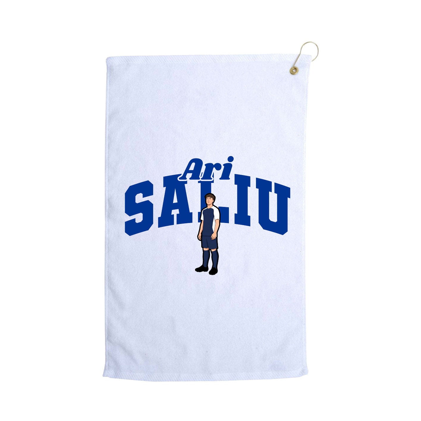 Golf Towel — Signature Arch in White