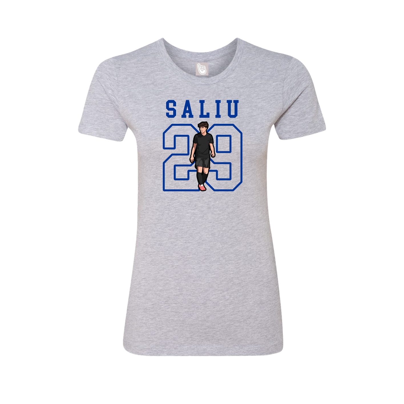 Fitted Women's Tee — Shirsey in Grey