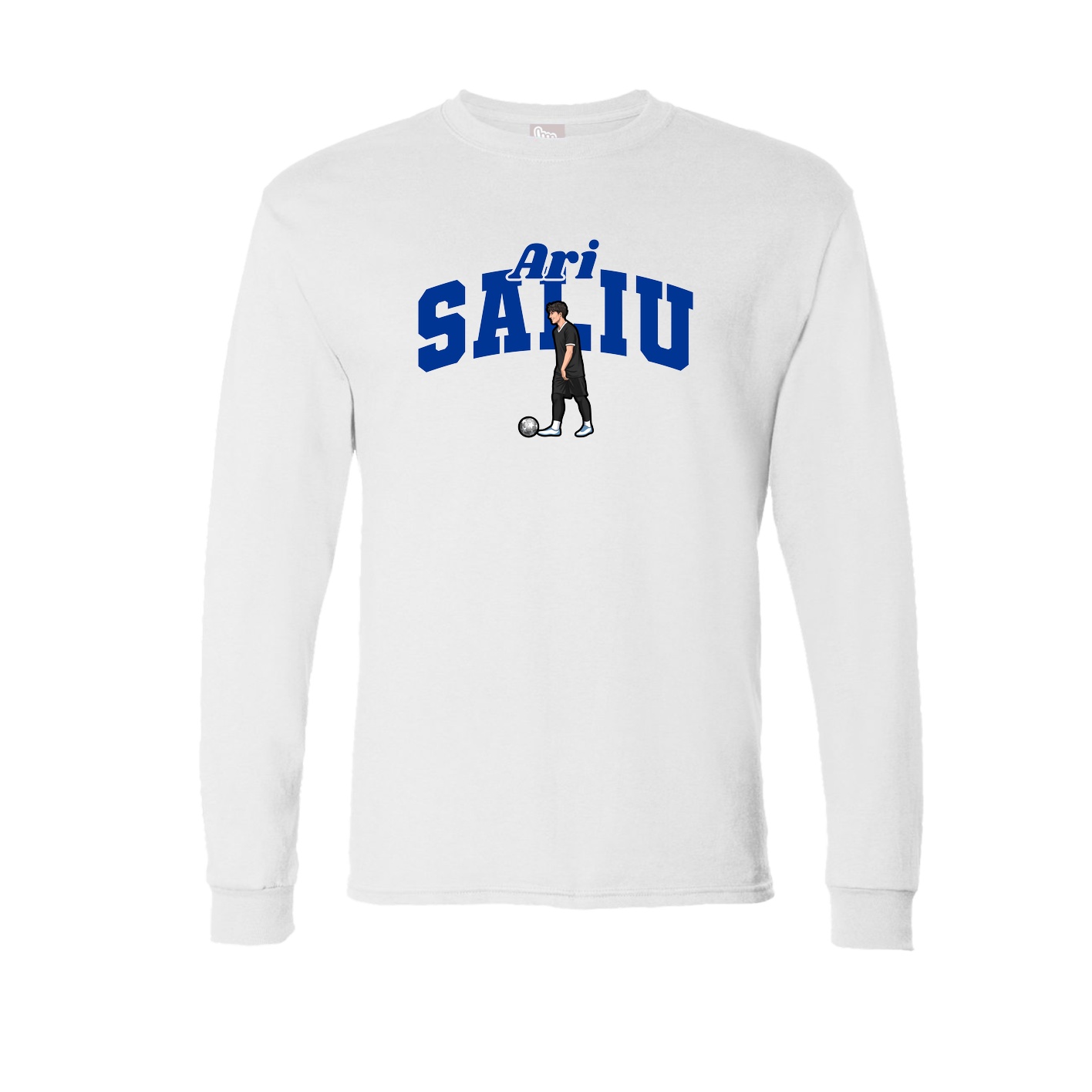 Long Sleeve Tee — Signature Arch in White