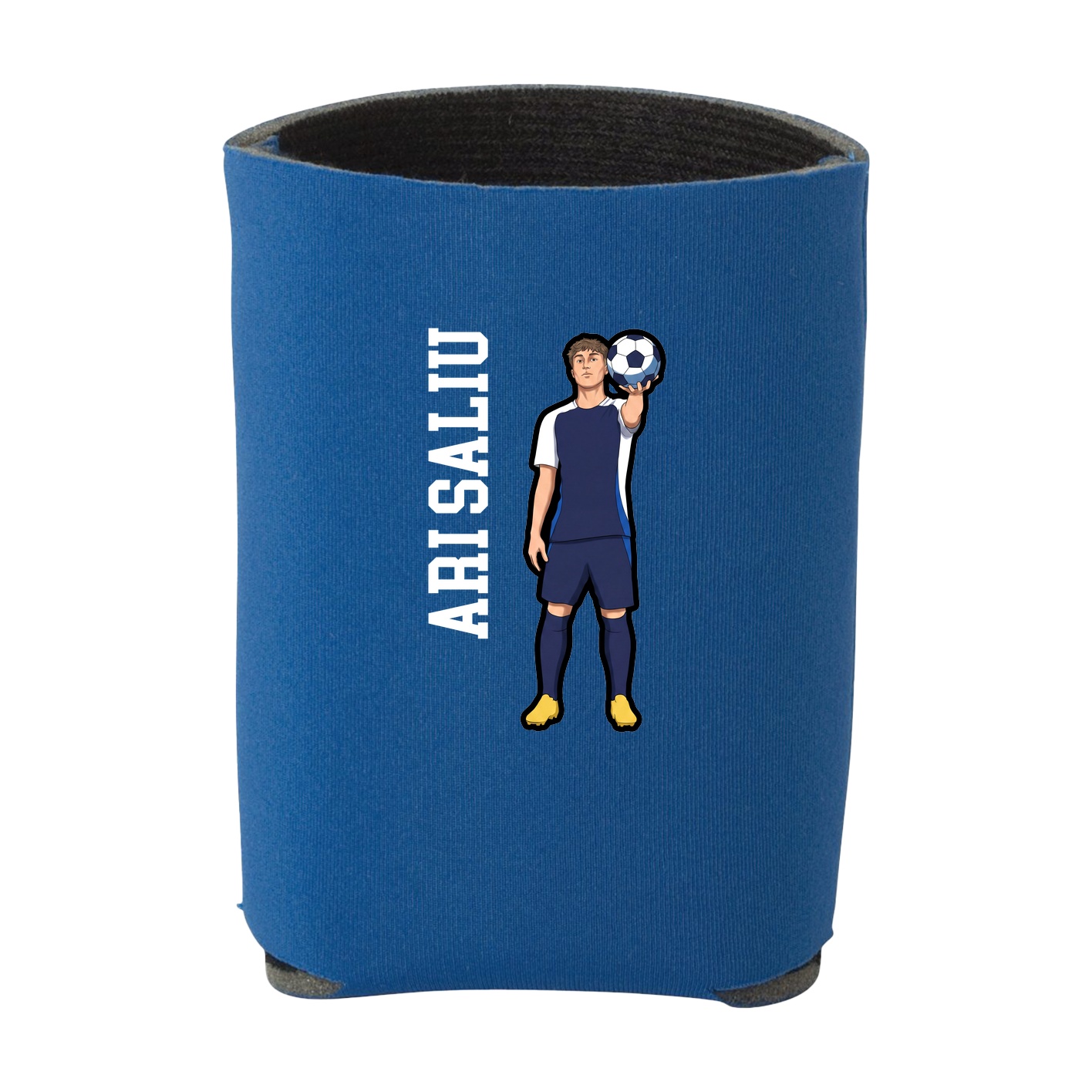Can Holder — Name Vertical in Royal