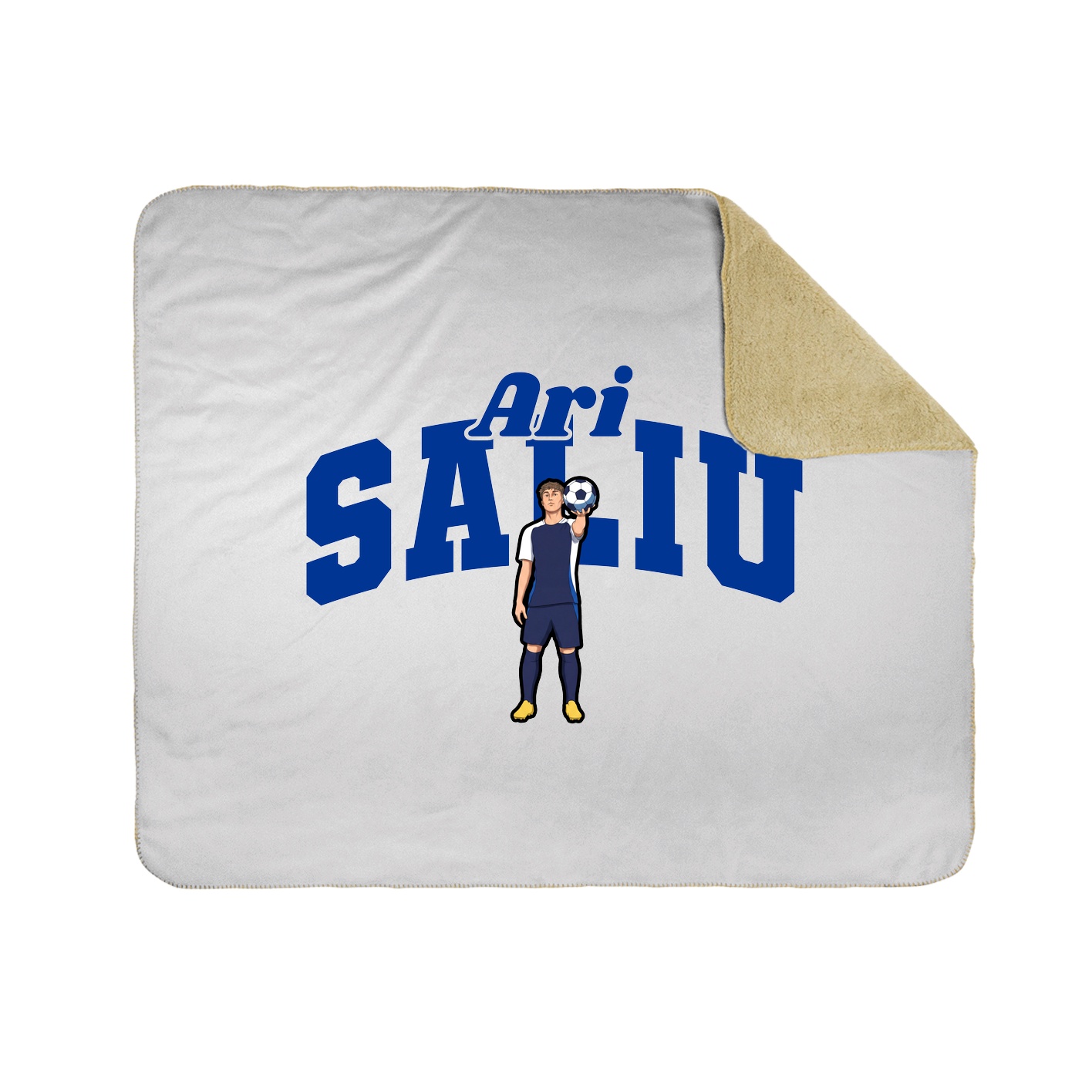 Throw Blanket — Signature Arch in White