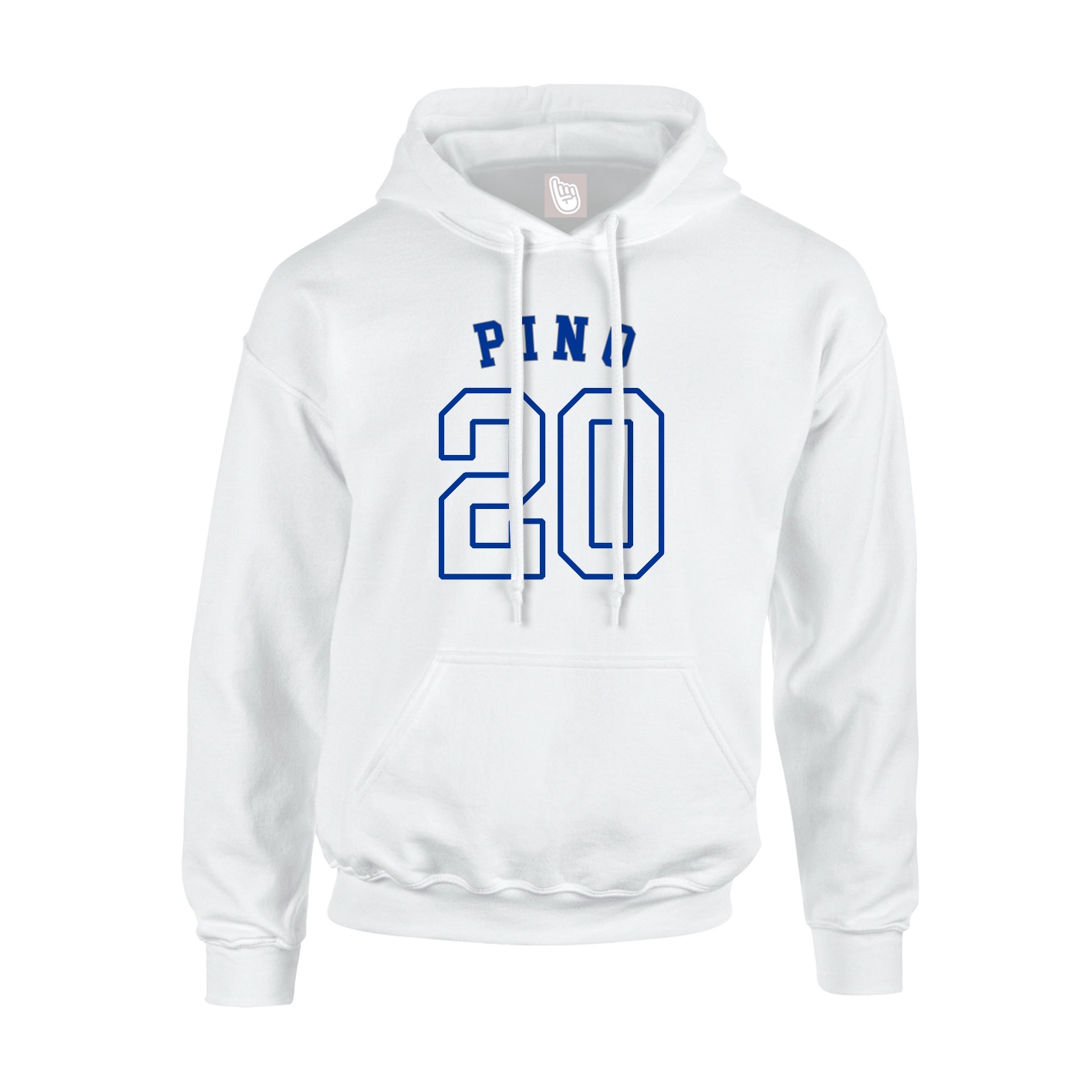 Hoodie — Shirsey Arch in White