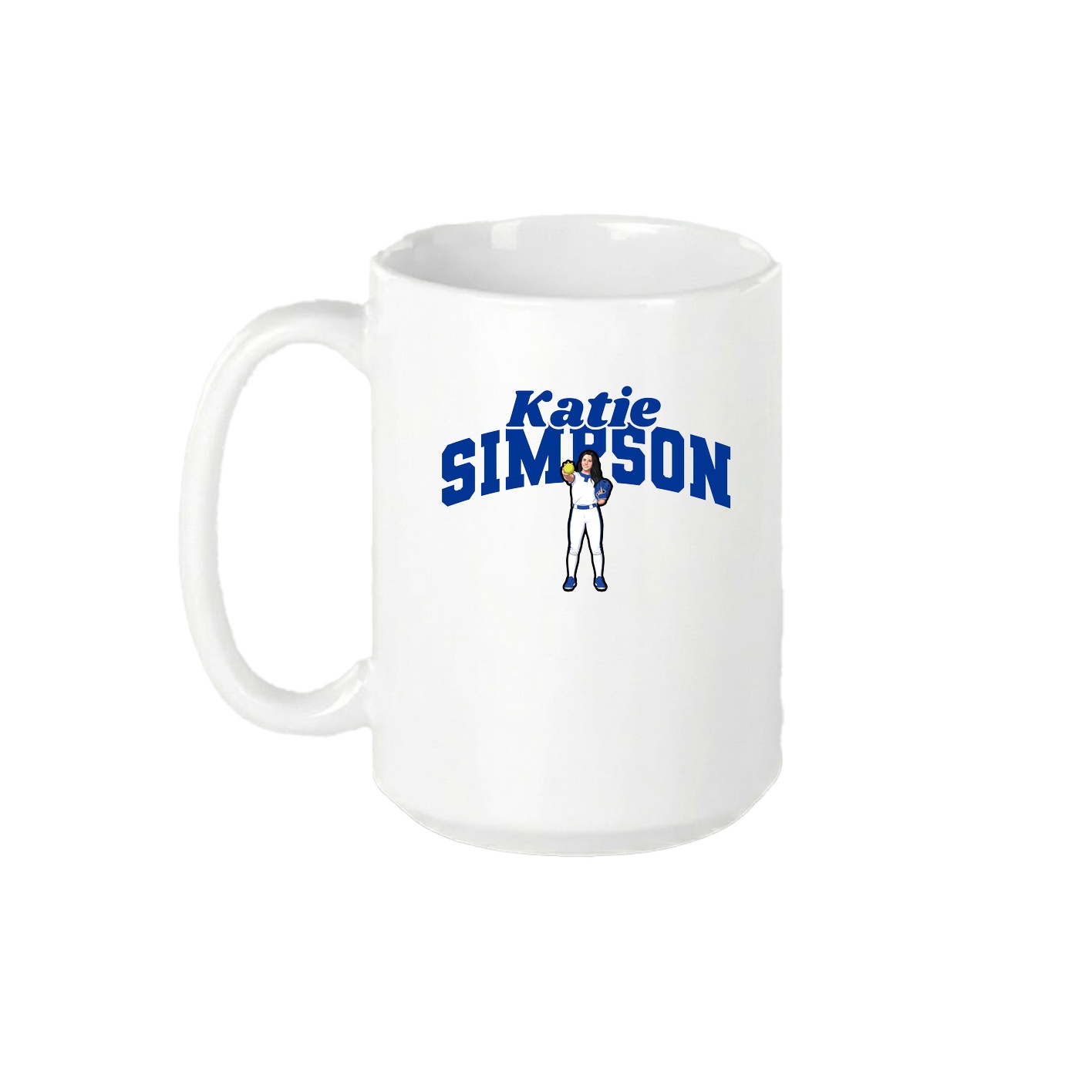 15oz Coffee Mug — Signature Arch in White