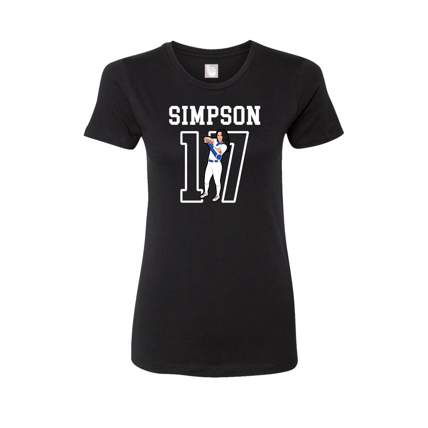 Fitted Women's Tee — Shirsey in Black