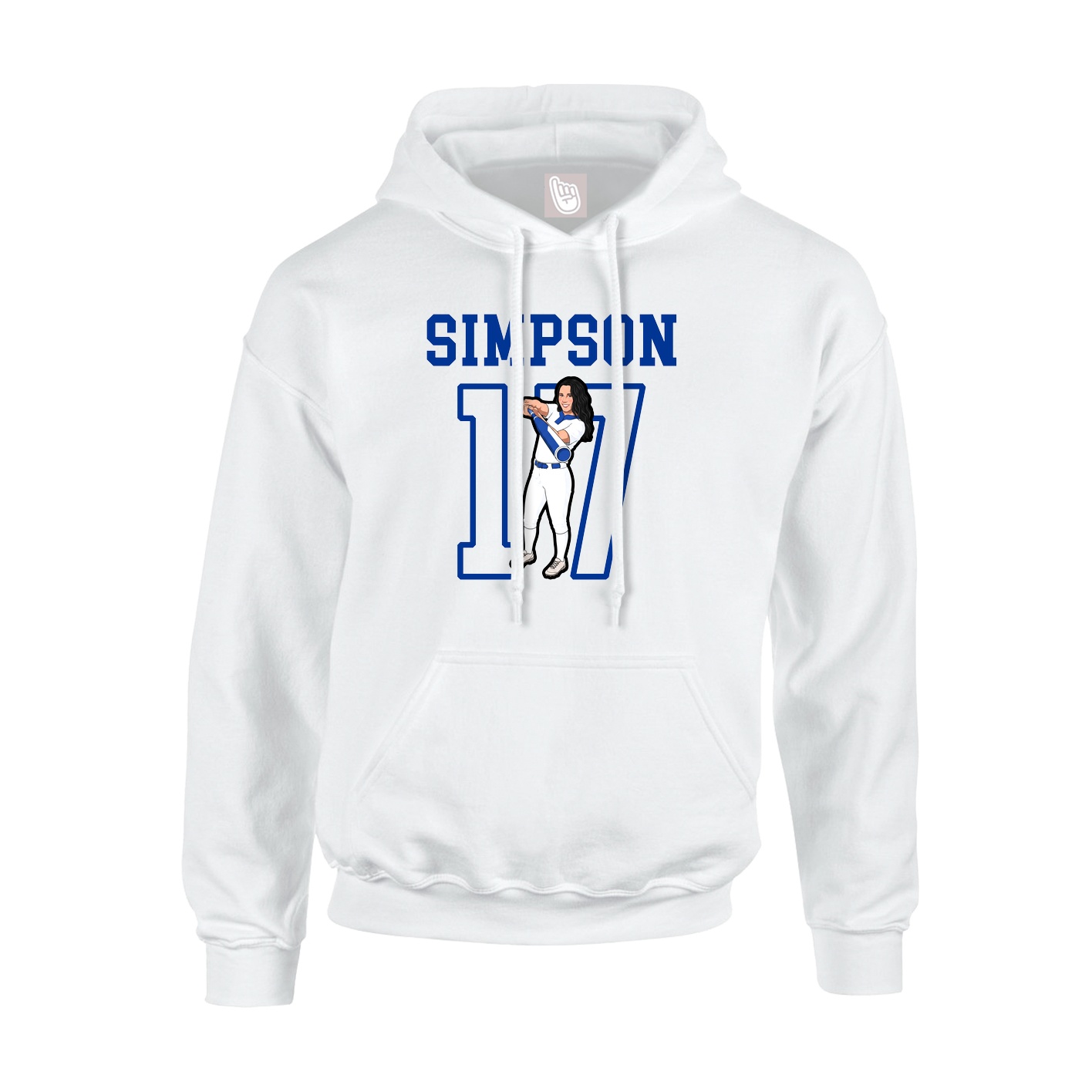 Hoodie — Shirsey in White
