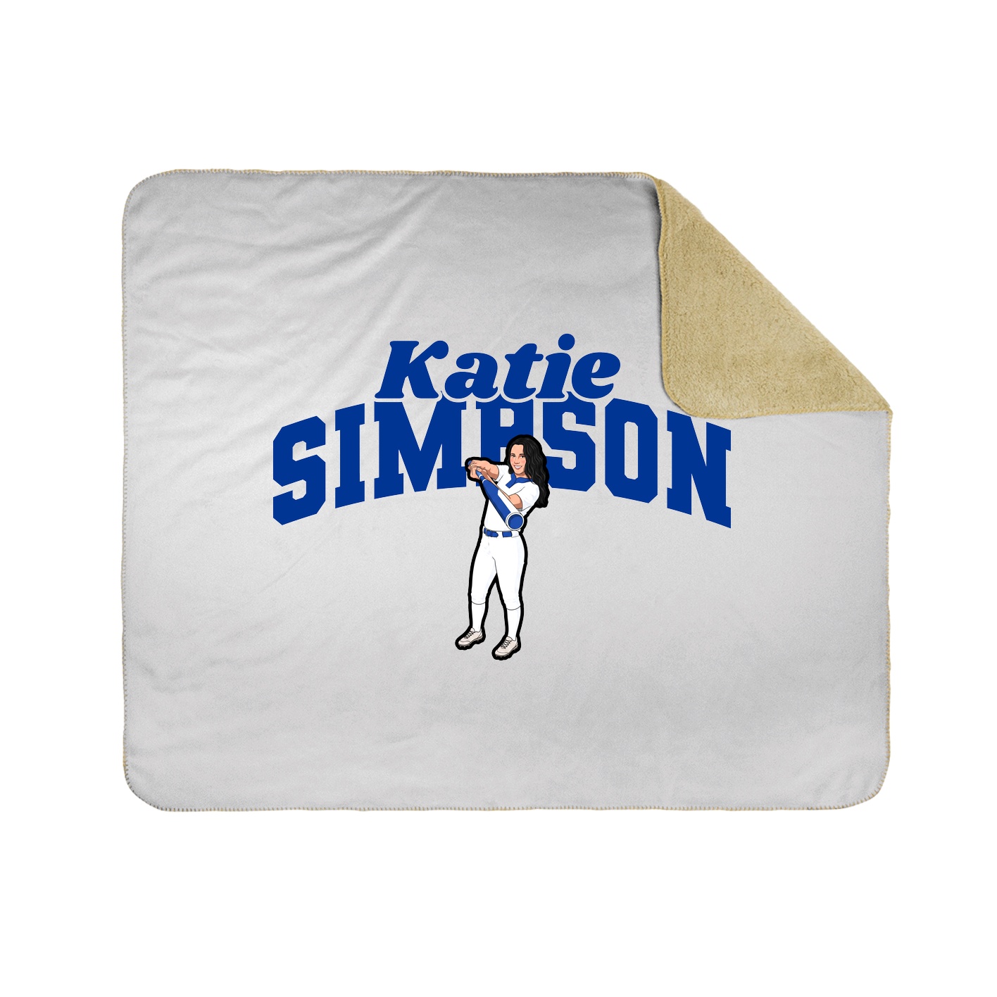 Throw Blanket — Signature Arch in White