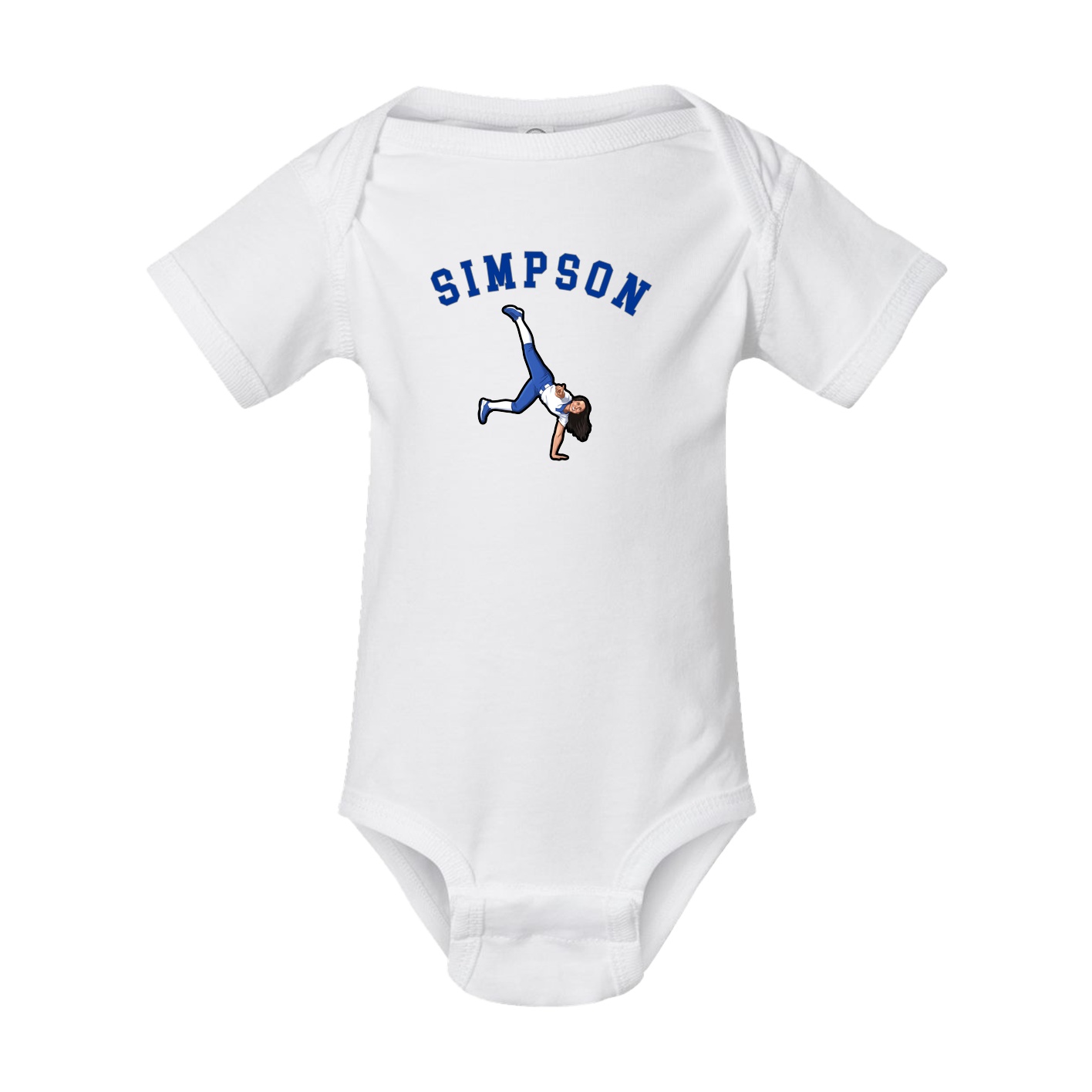 Baby Onesie — Shirsey Arch in White