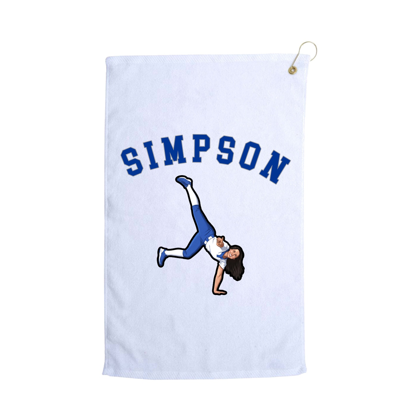 Golf Towel — Shirsey Arch in White