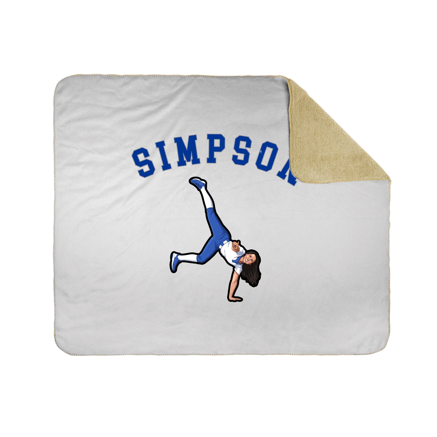 Throw Blanket — Shirsey Arch in White