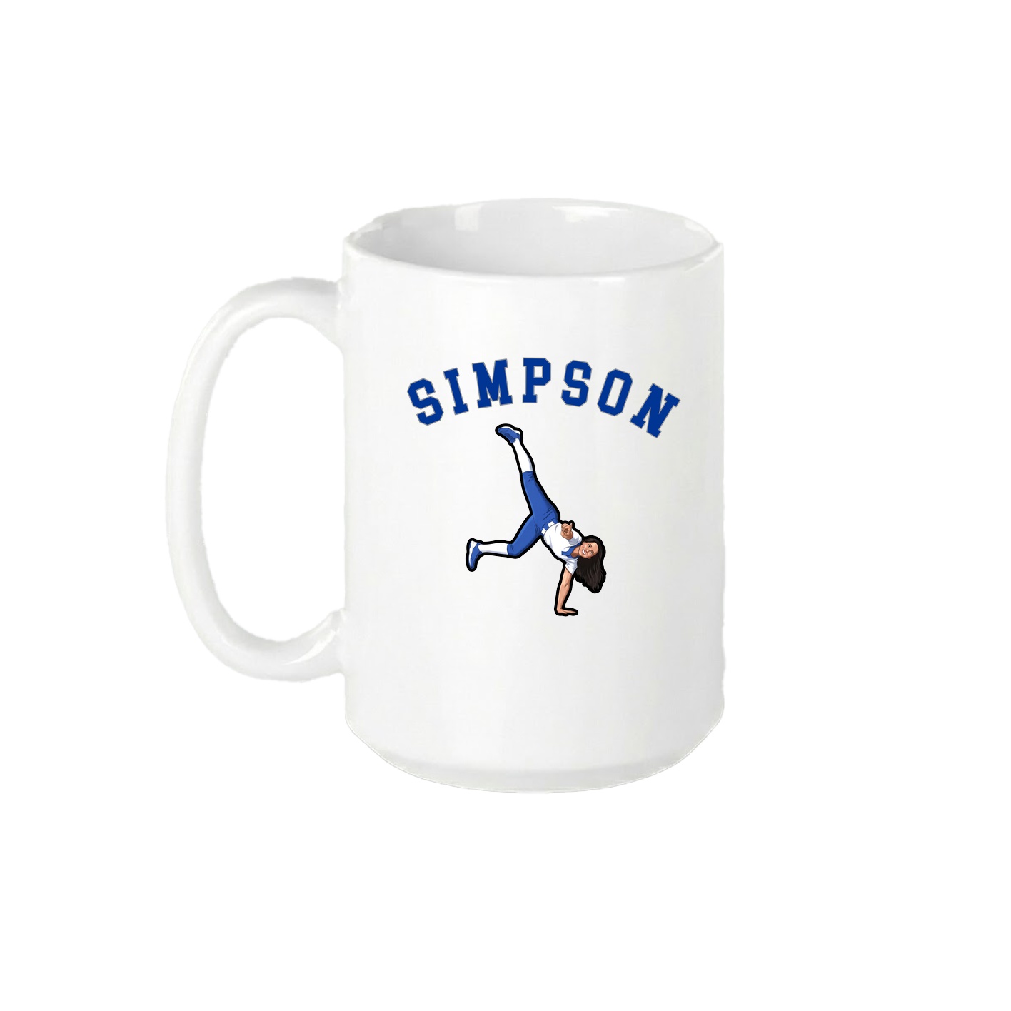 15oz Coffee Mug — Shirsey Arch in White