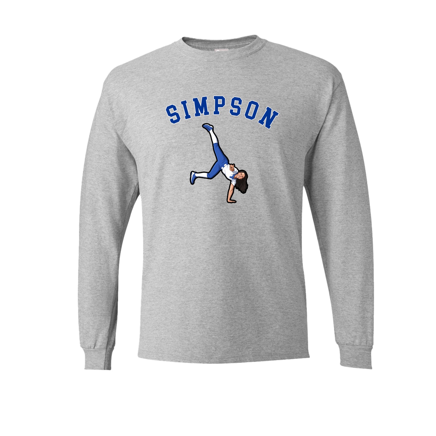 Long Sleeve Tee — Shirsey Arch in Grey