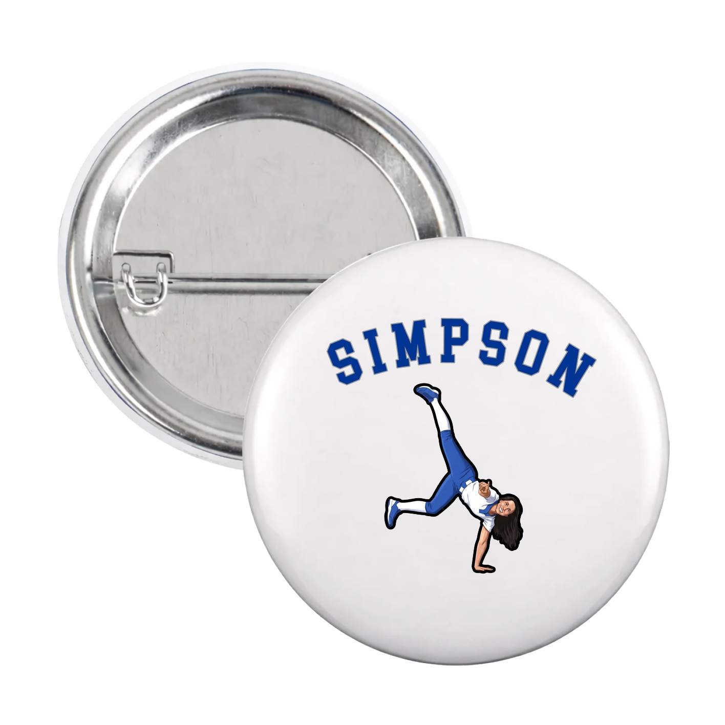 Game Day Button — Shirsey Arch in White