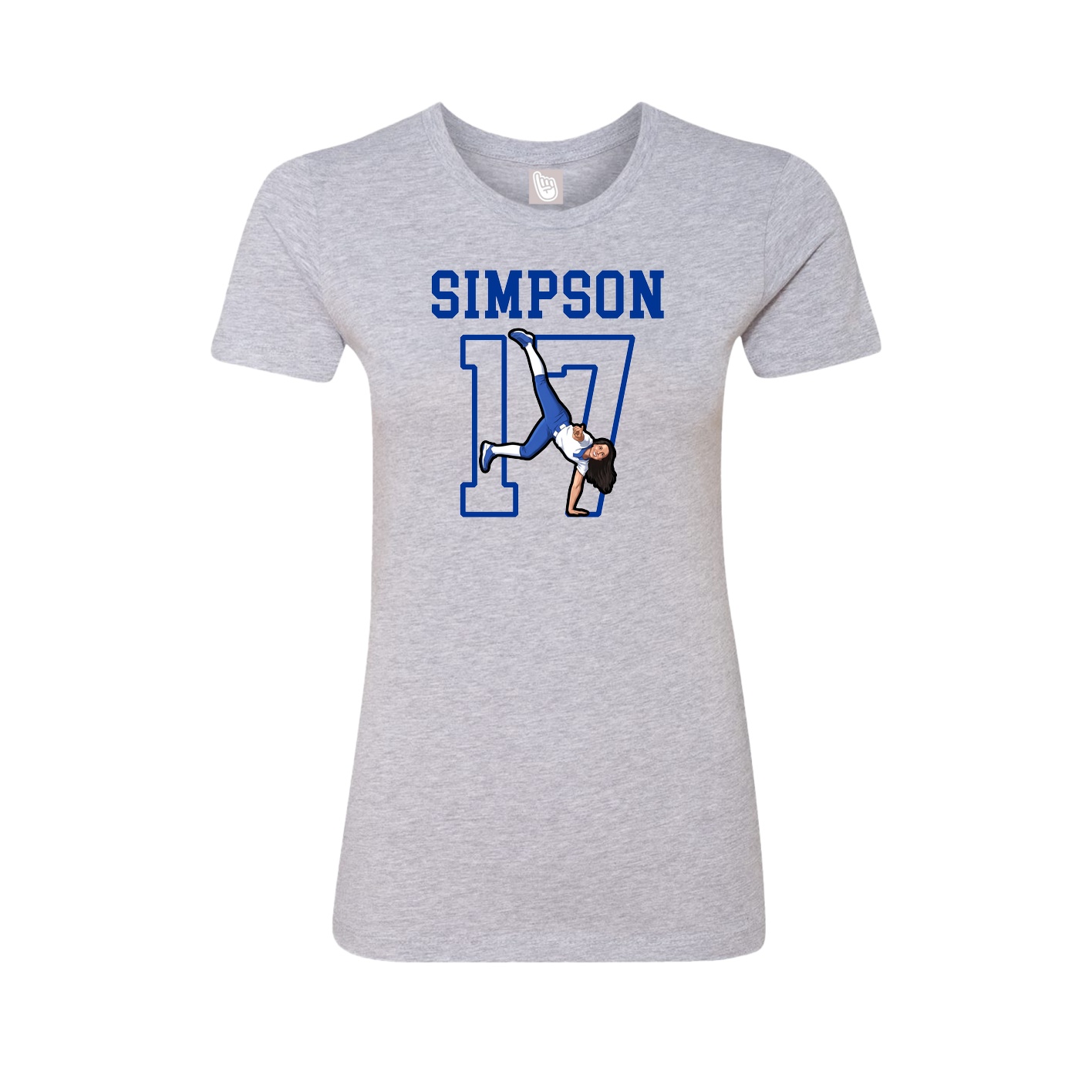 Fitted Women's Tee — Shirsey in Grey