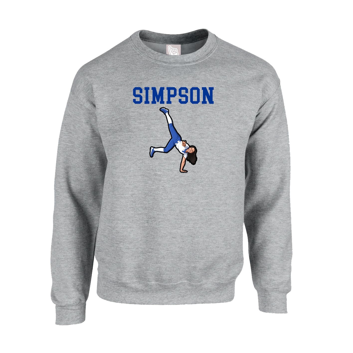 Fleece Crew — Shirsey in Grey