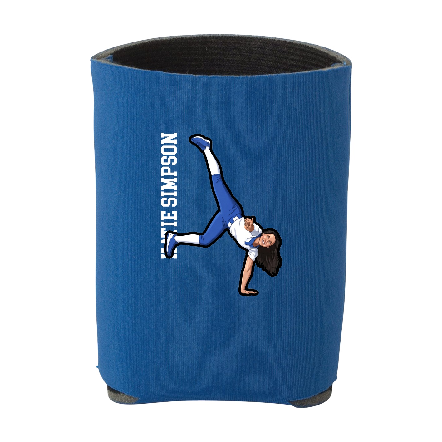 Can Holder — Name Vertical in Royal