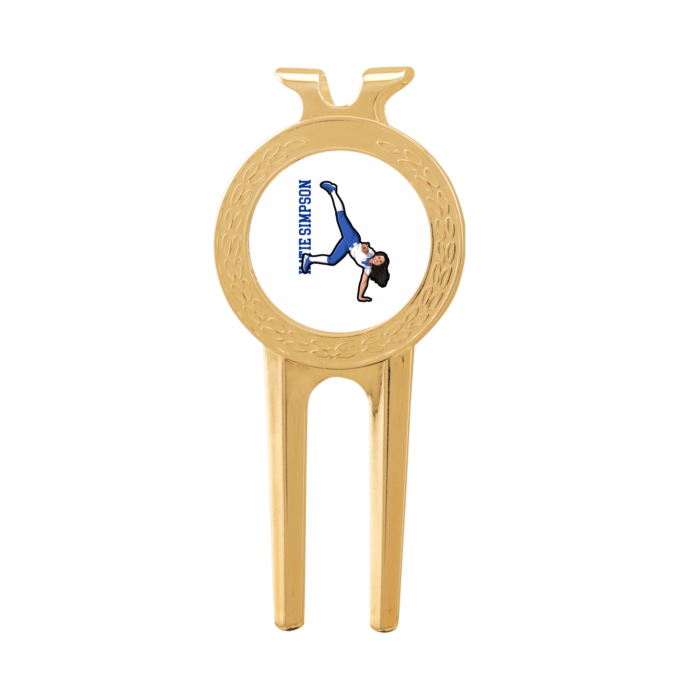 Divot Tool with Ball Marker — Name Vertical in Classic