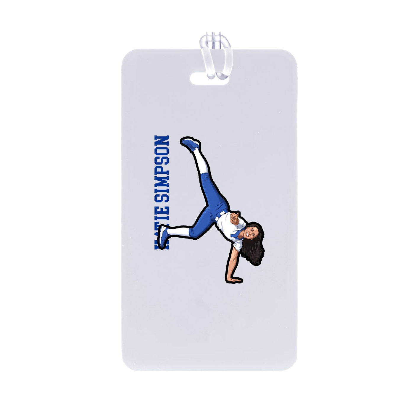 Bag Tag — Name Vertical in Classic