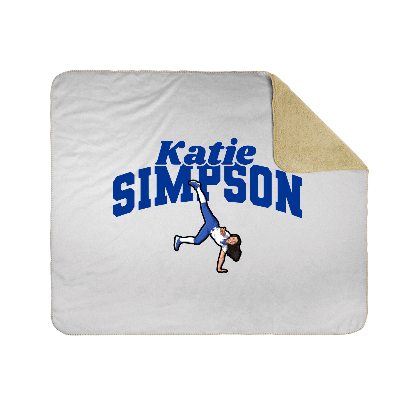 Throw Blanket — Signature Arch in White