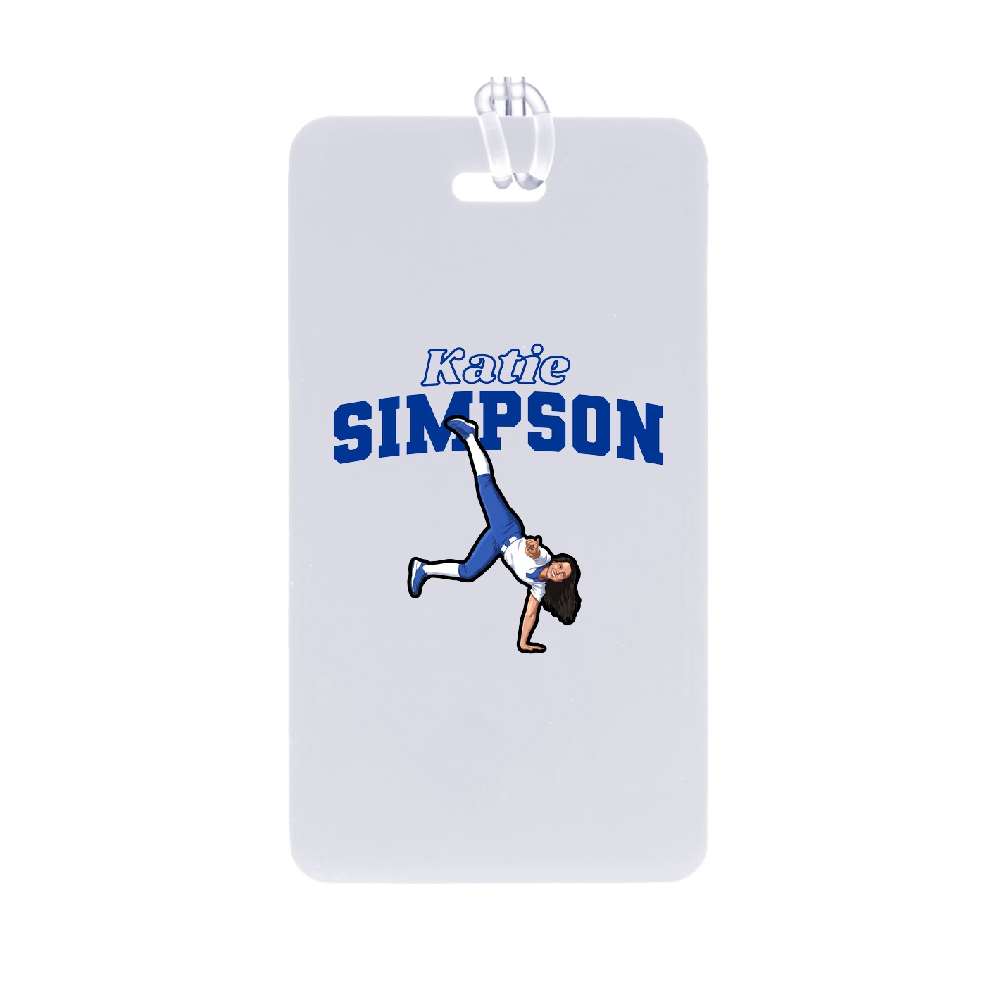 Bag Tag — Name Arch in Classic