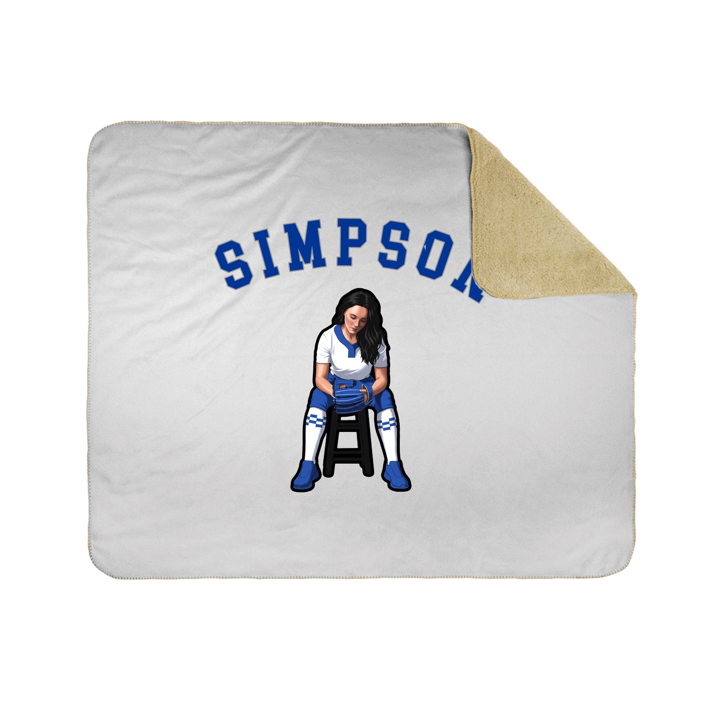 Throw Blanket — Shirsey Arch in White