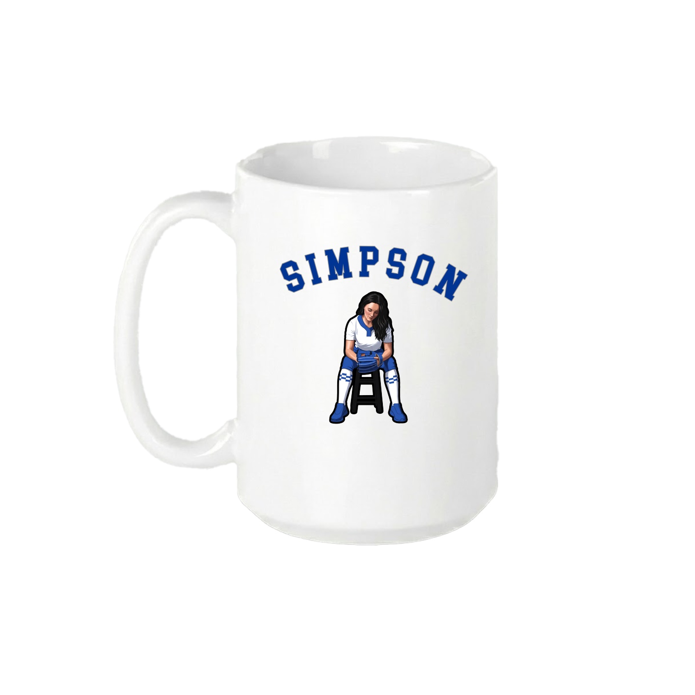 15oz Coffee Mug — Shirsey Arch in White