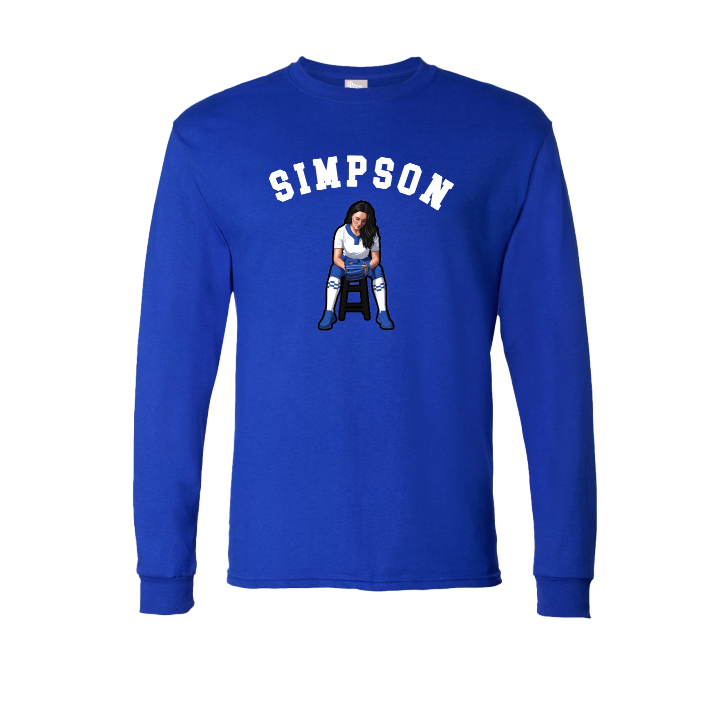 Long Sleeve Tee — Shirsey Arch in Royal