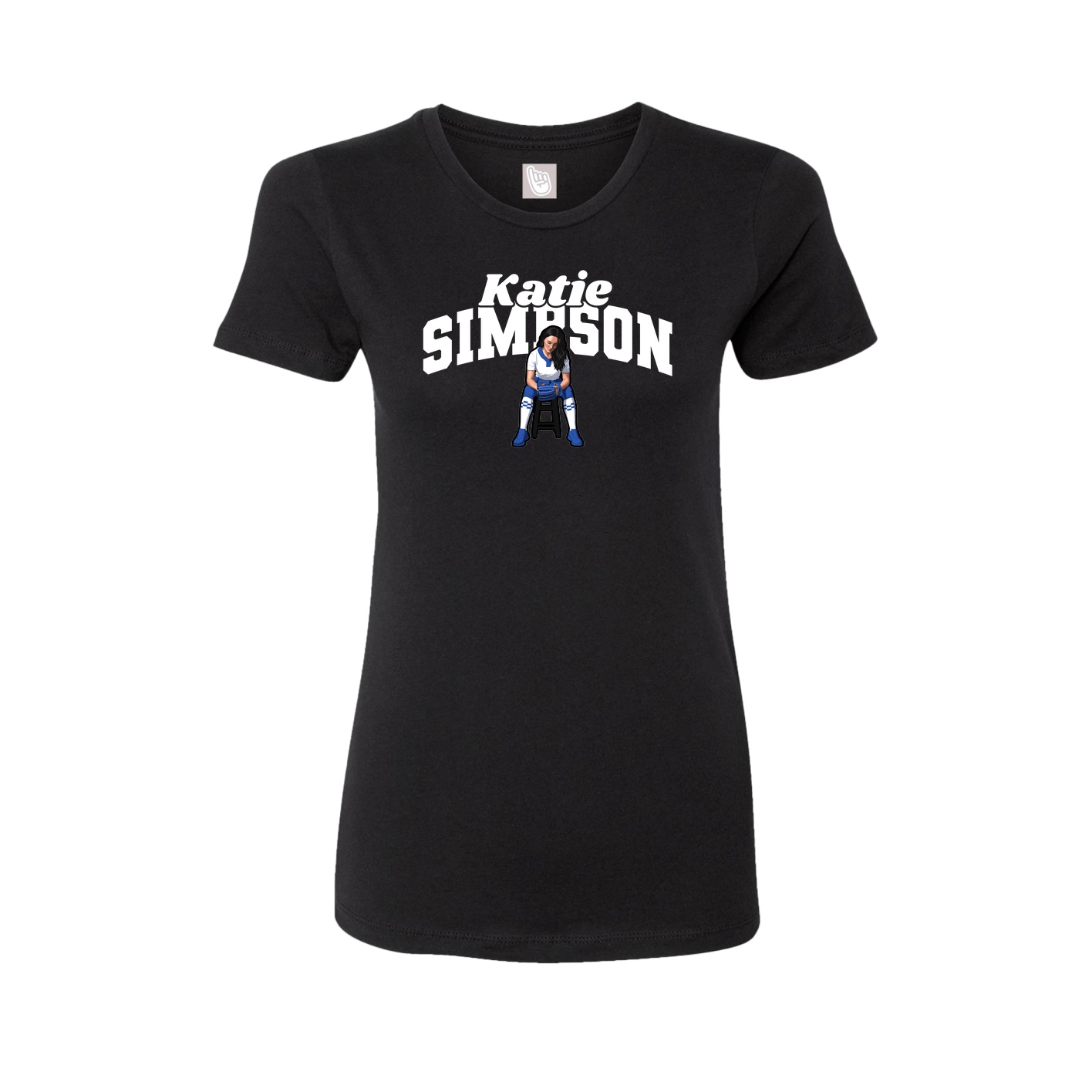 Womens Tee — Signature Arch in Black