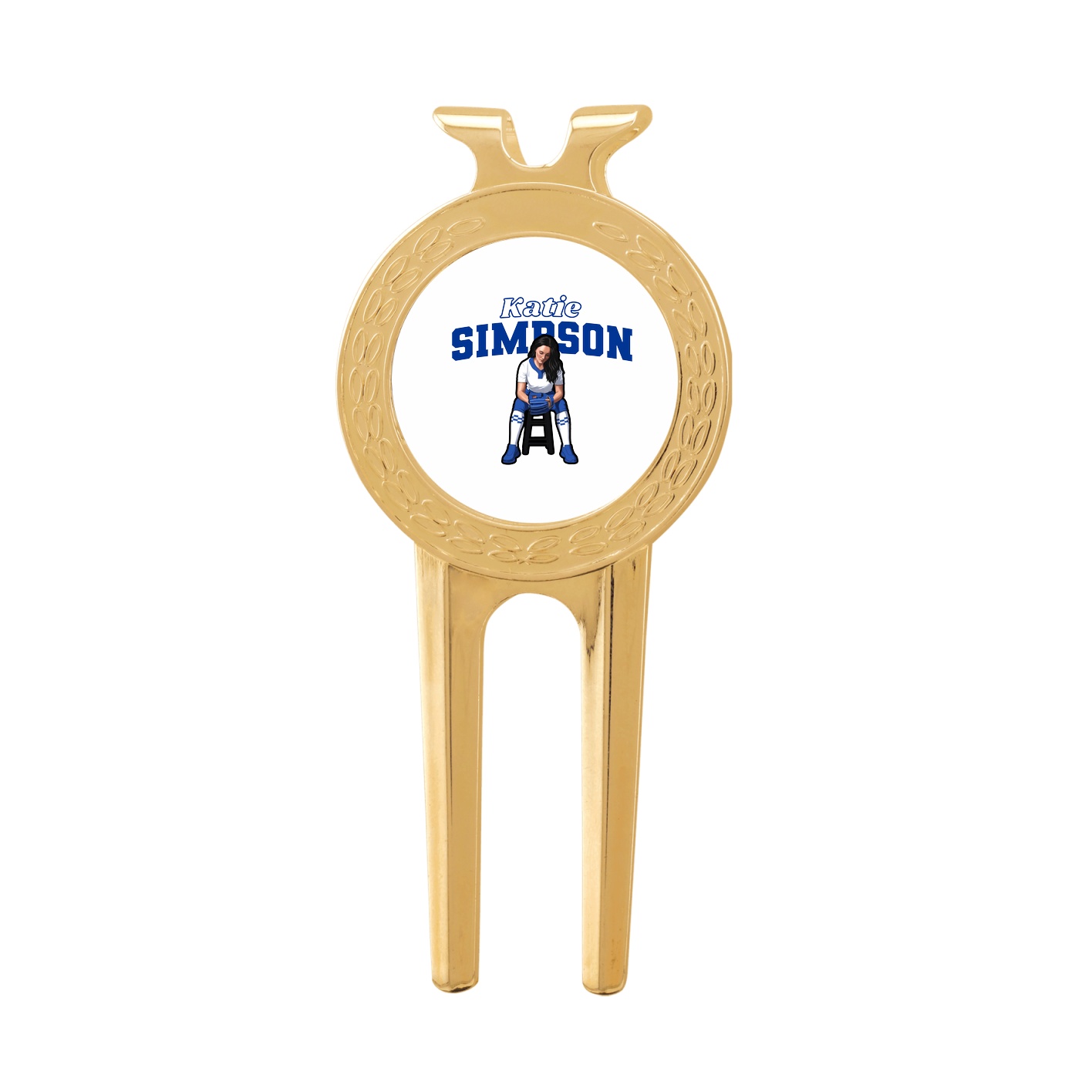 Divot Tool with Ball Marker — Name Arch in Classic