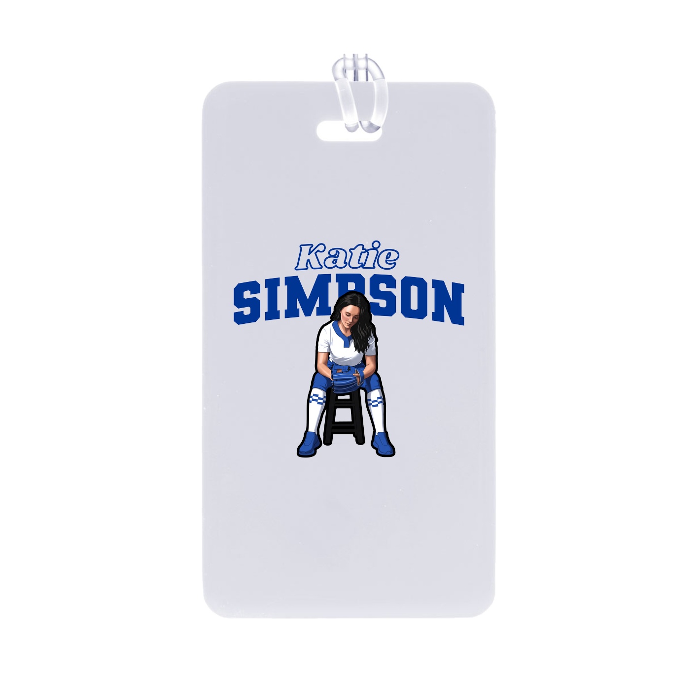 Bag Tag — Name Arch in Classic