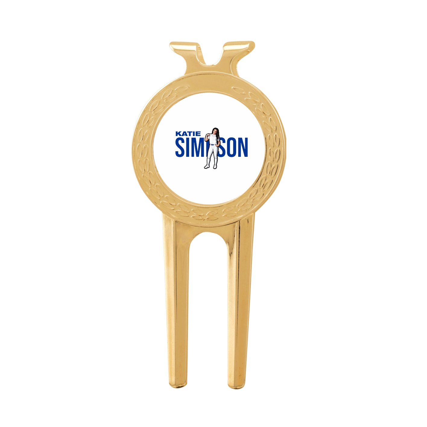Divot Tool with Ball Marker — Player Name in Classic
