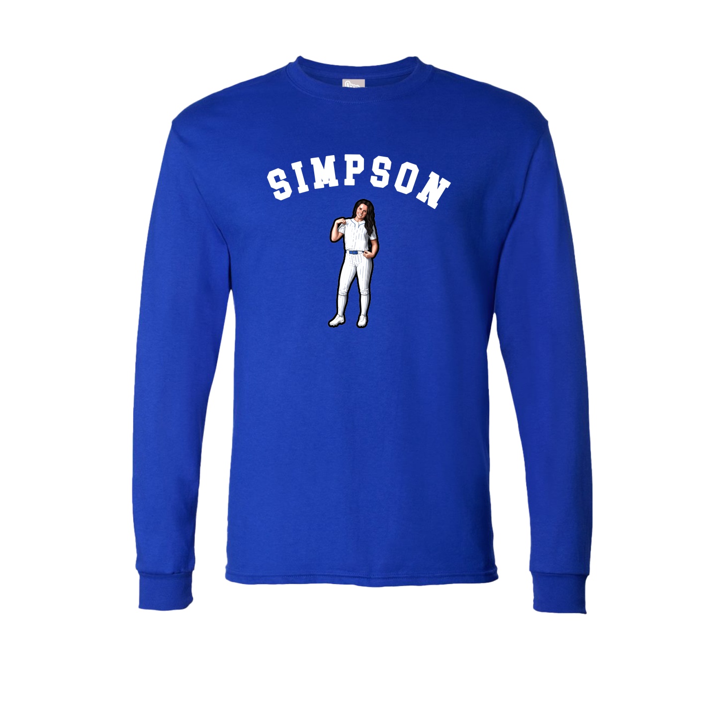 Long Sleeve Tee — Shirsey Arch in Royal
