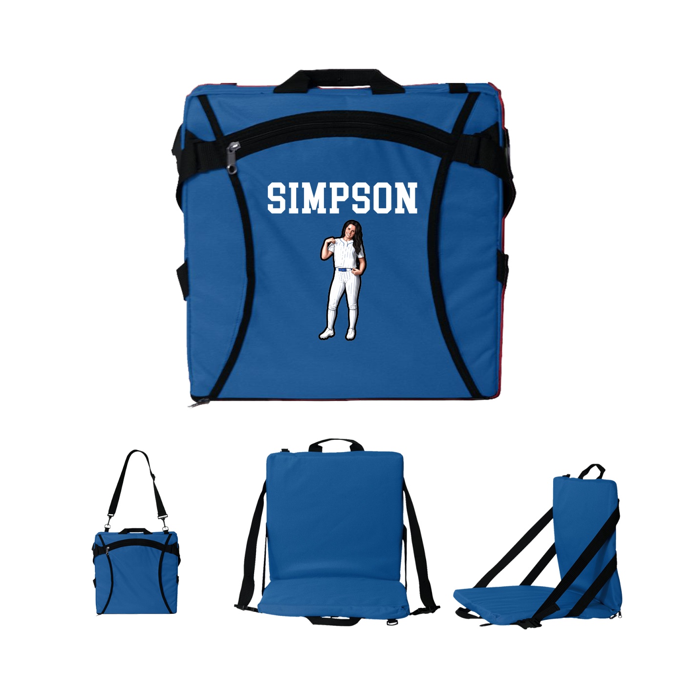 Folding Stadium Seat — Shirsey in Royal