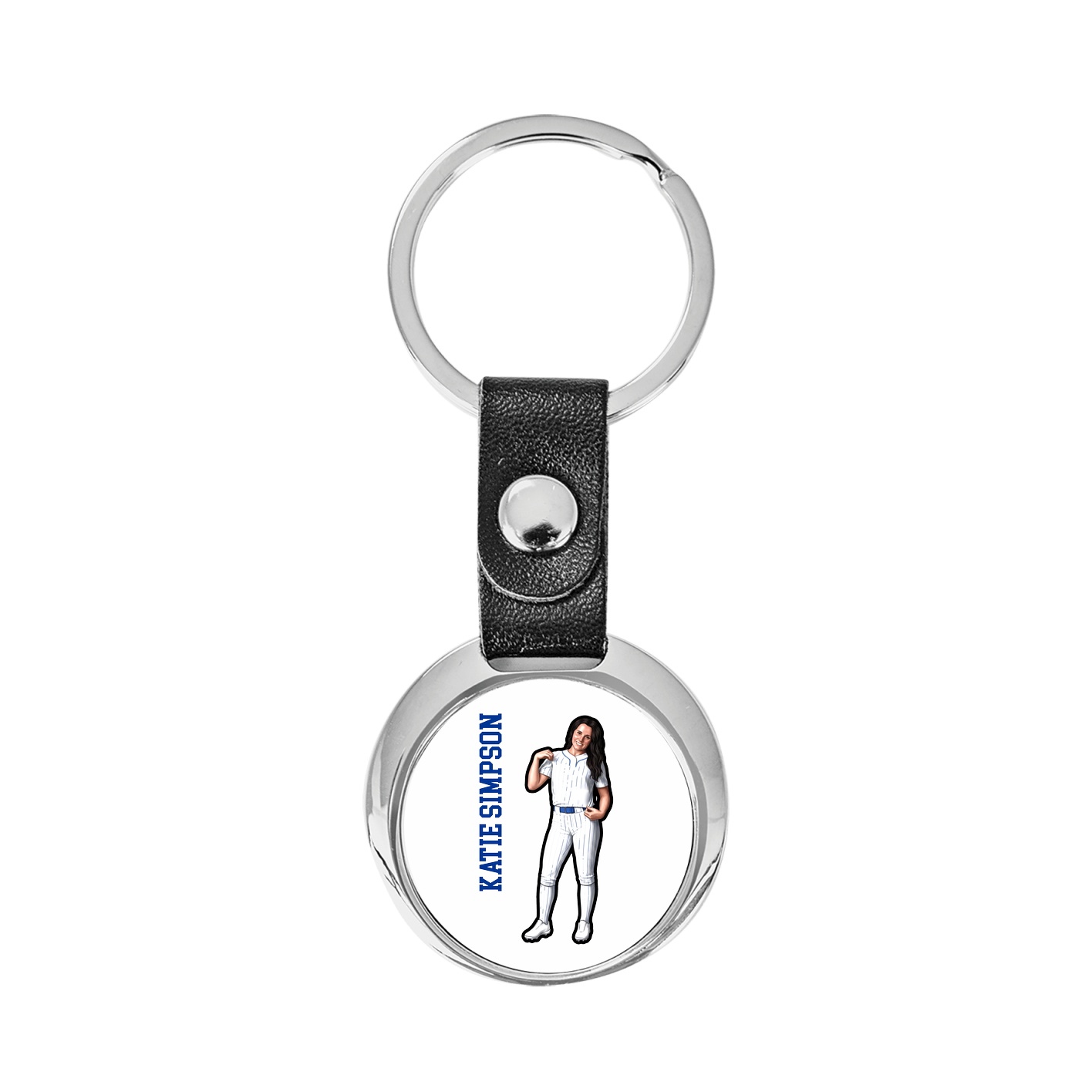 Key Chain — Name Vertical in Classic