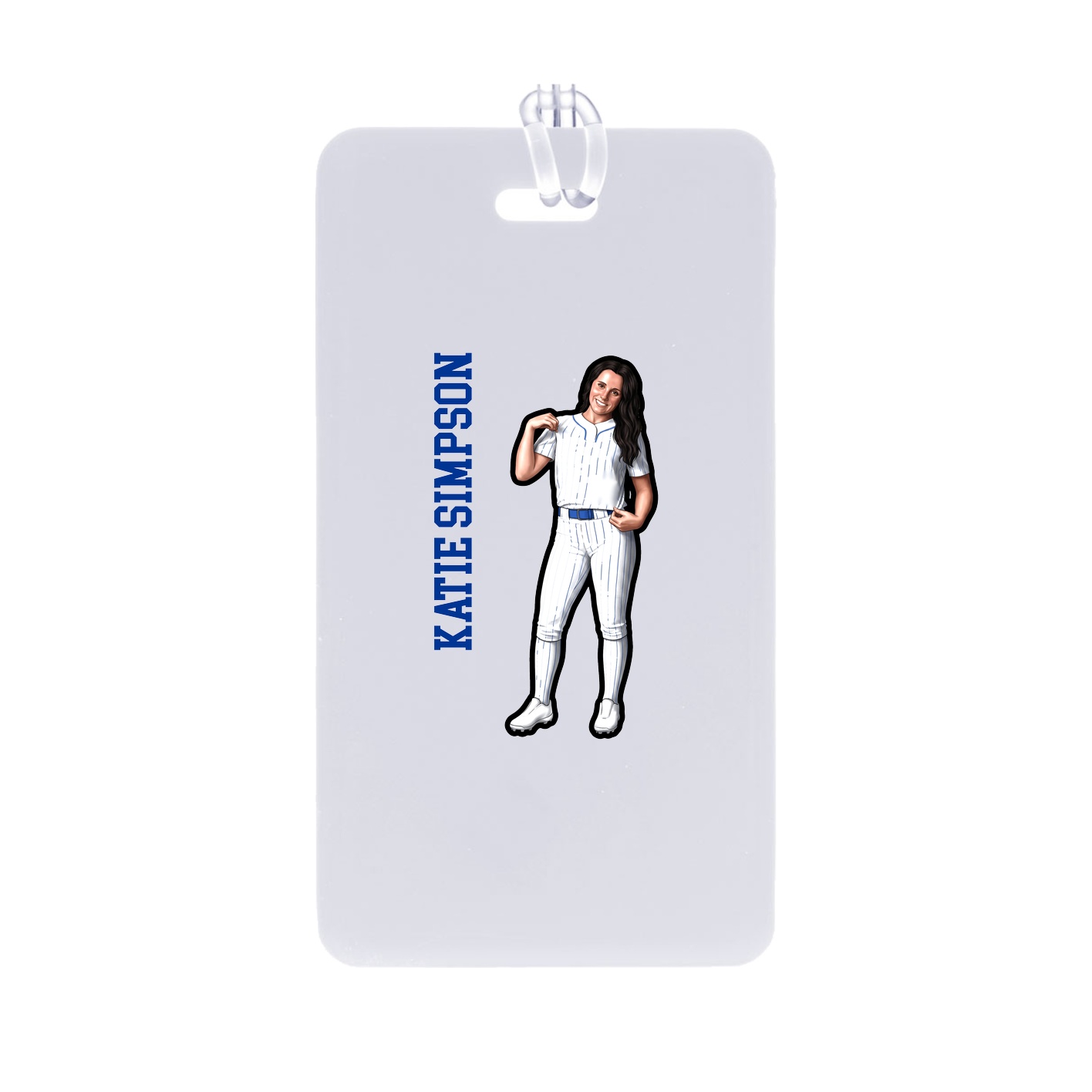 Bag Tag — Name Vertical in Classic