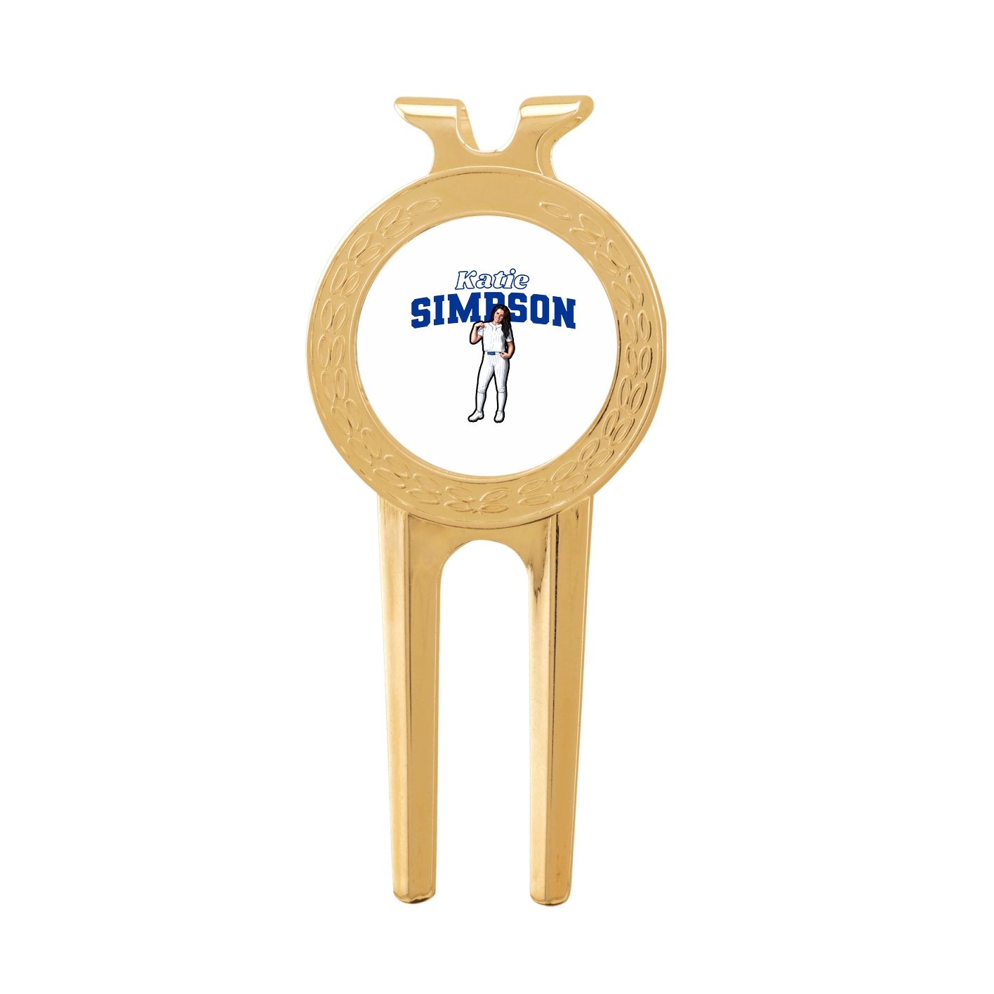 Divot Tool with Ball Marker — Name Arch in Classic