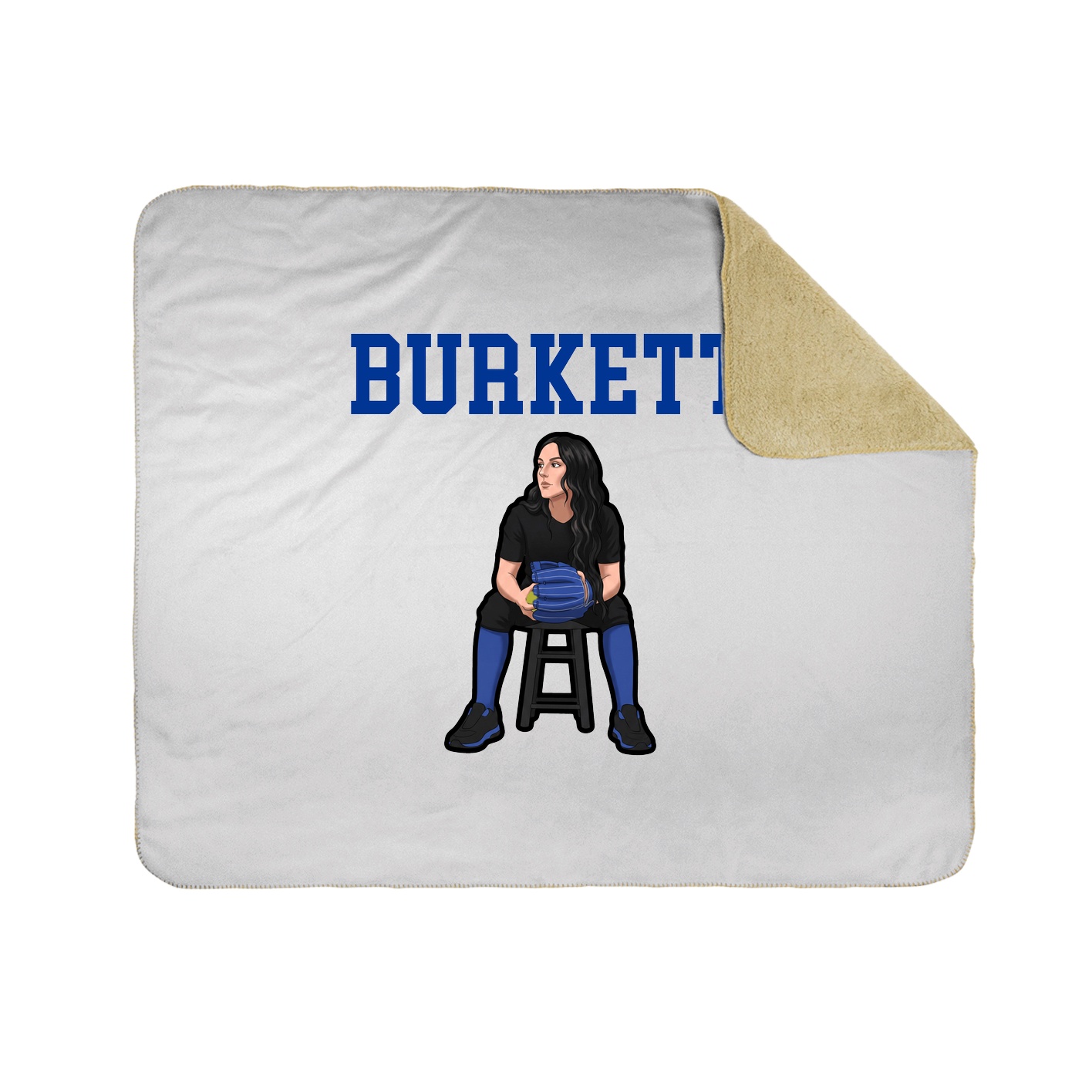 Throw Blanket — Shirsey in White