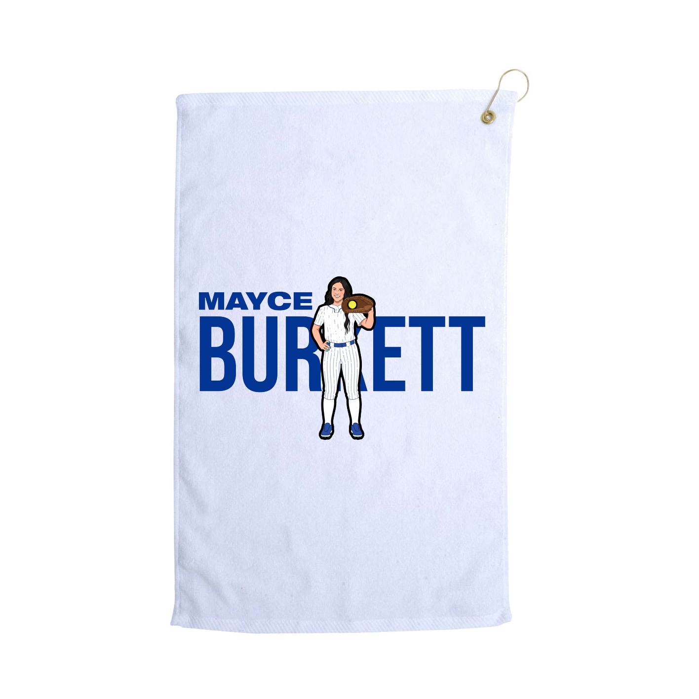 Golf Towel — Player Name in White