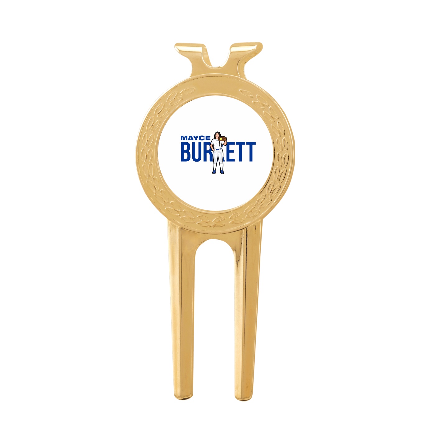Divot Tool with Ball Marker — Player Name in Classic