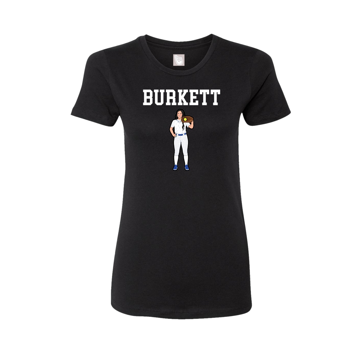 Fitted Women's Tee — Shirsey in Black