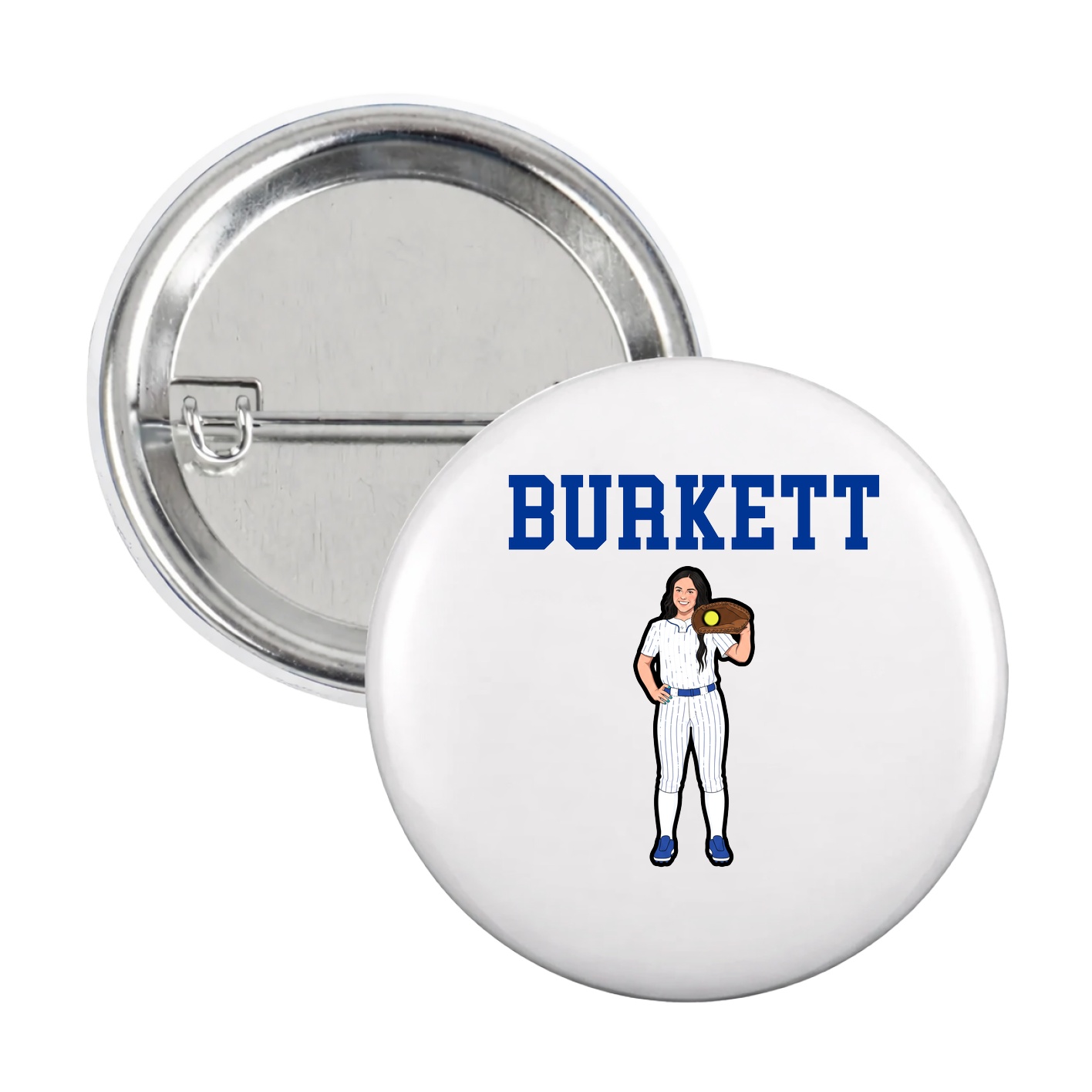 Game Day Button — Shirsey in White