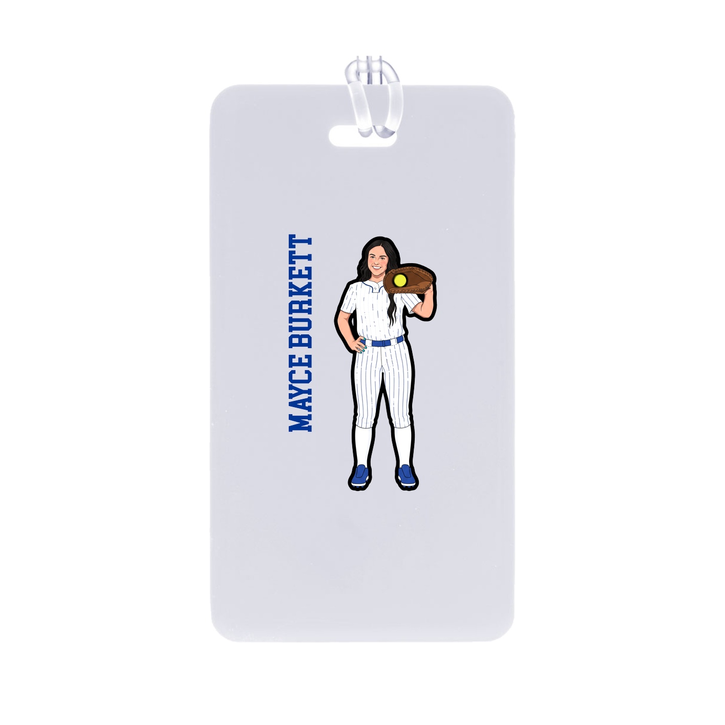 Bag Tag — Name Vertical in Classic
