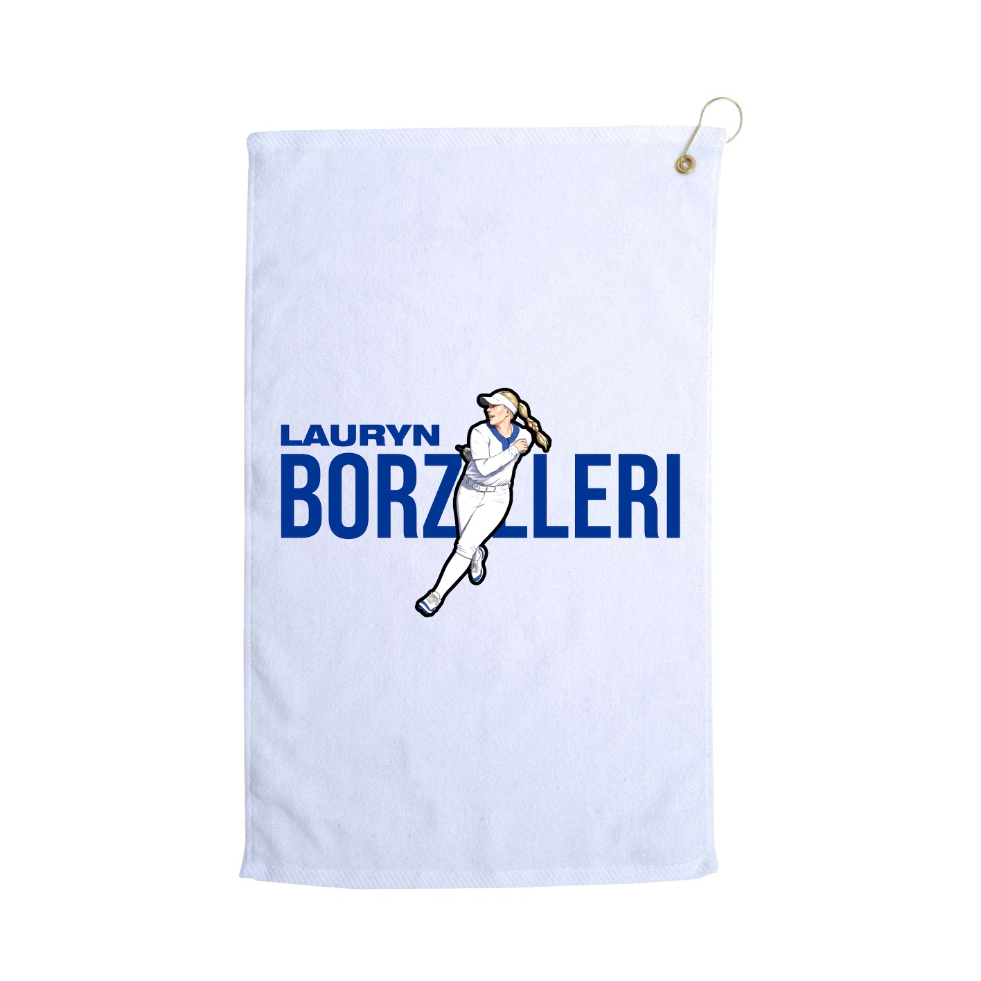 Golf Towel — Player Name in White