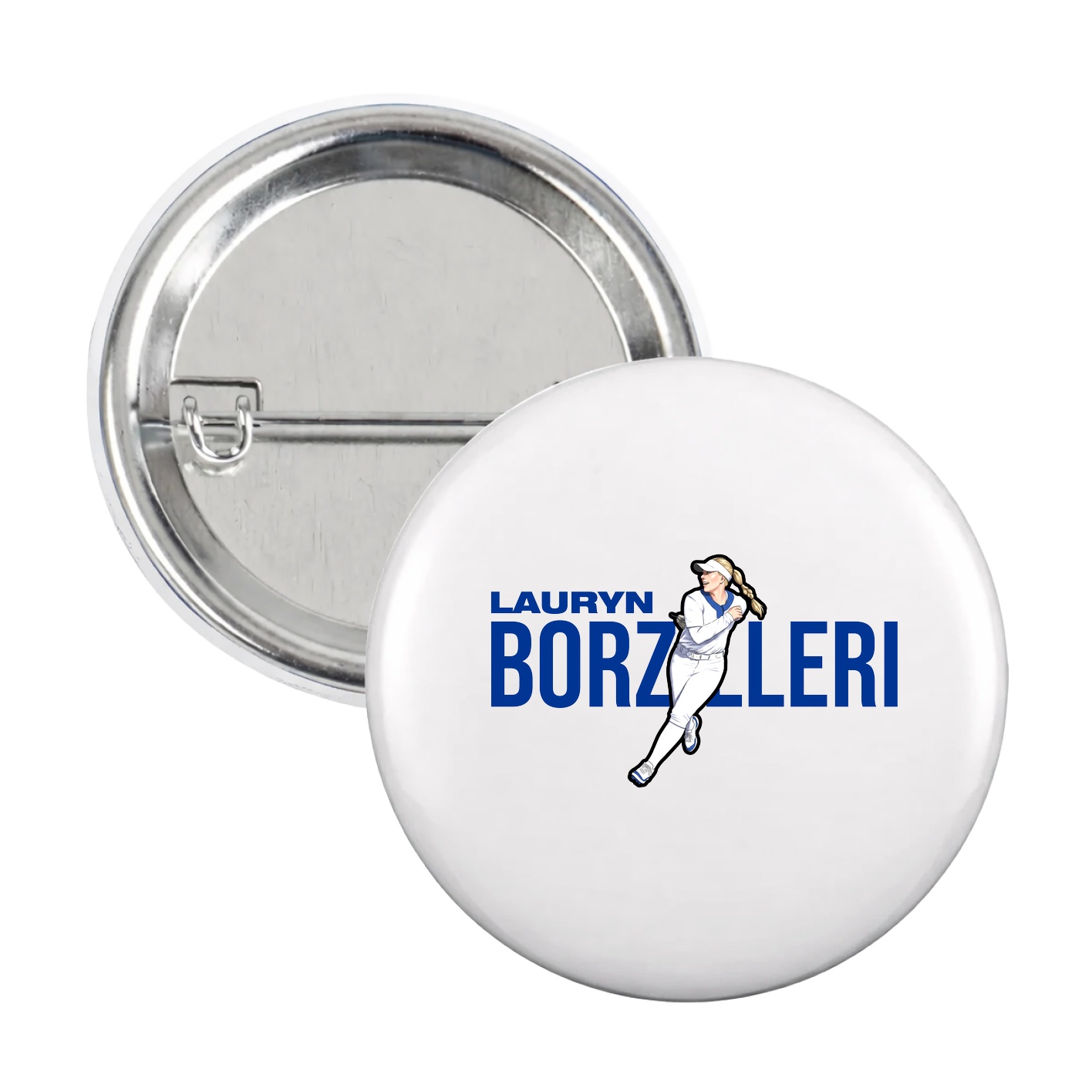 Game Day Button — Player Name in White