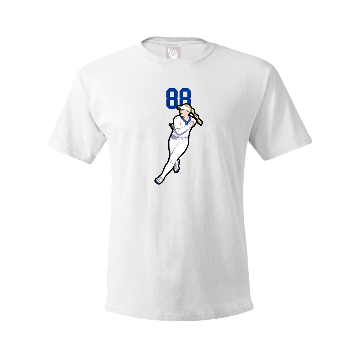 Tee — Number Top in White