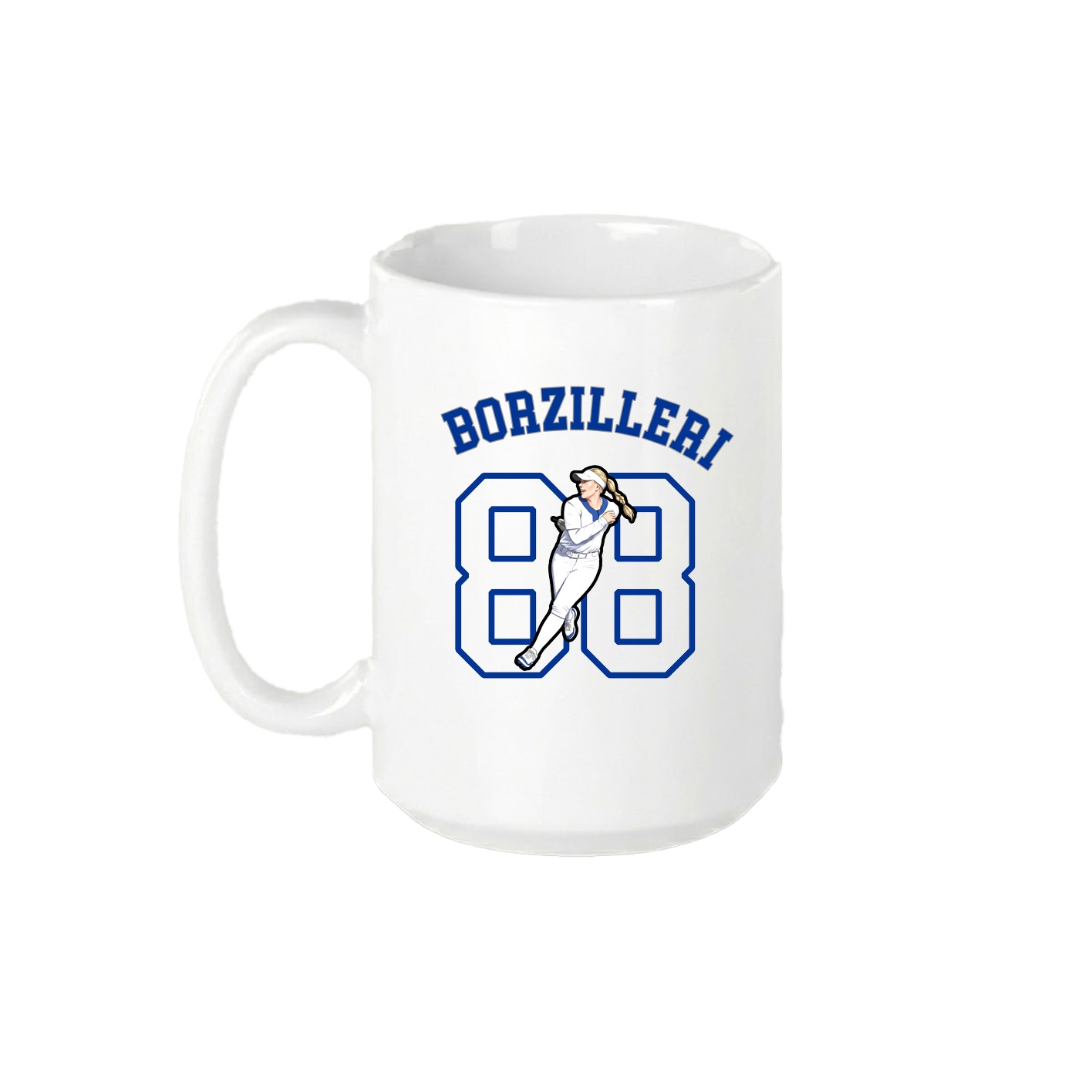 15oz Coffee Mug — Shirsey Arch in White