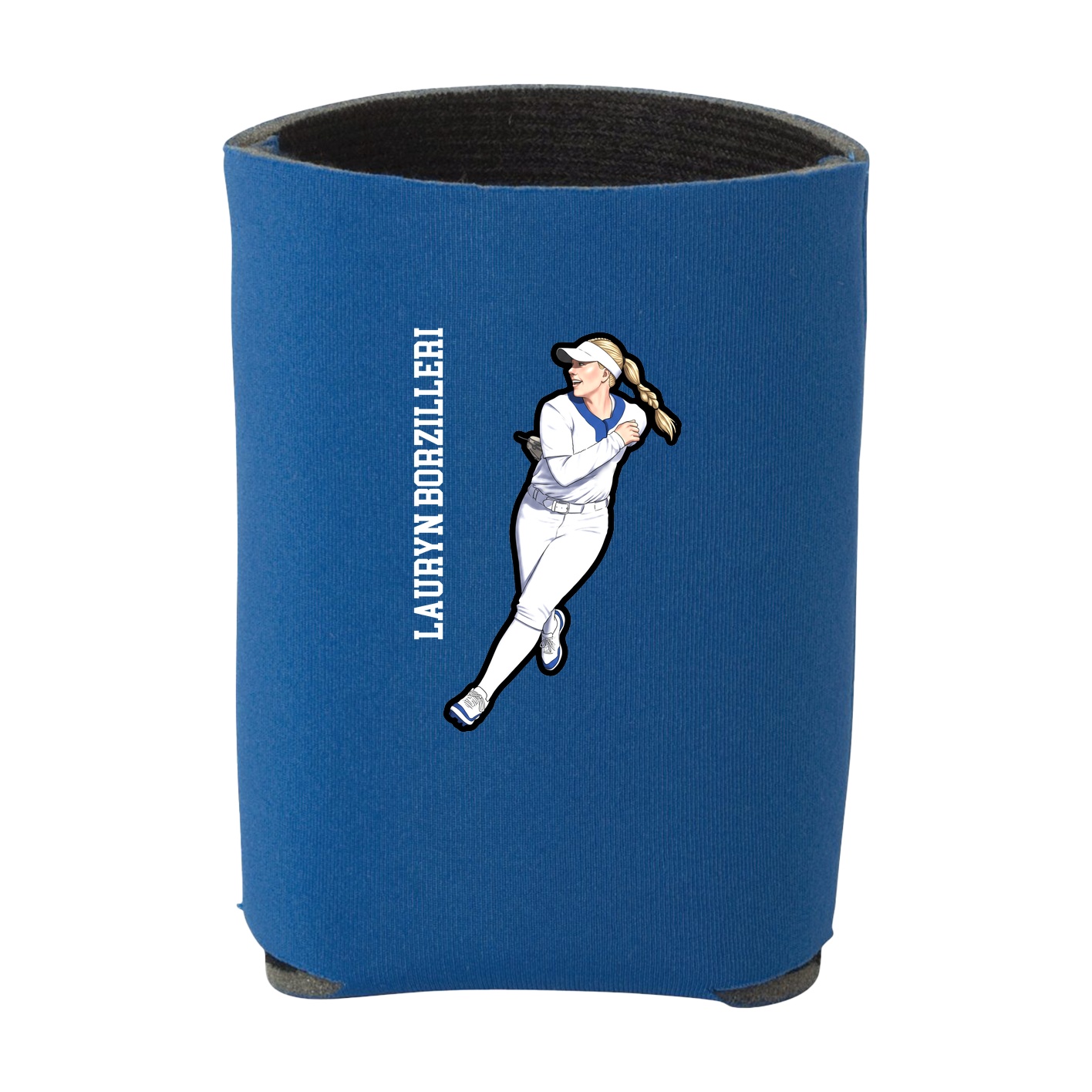 Can Holder — Name Vertical in Royal