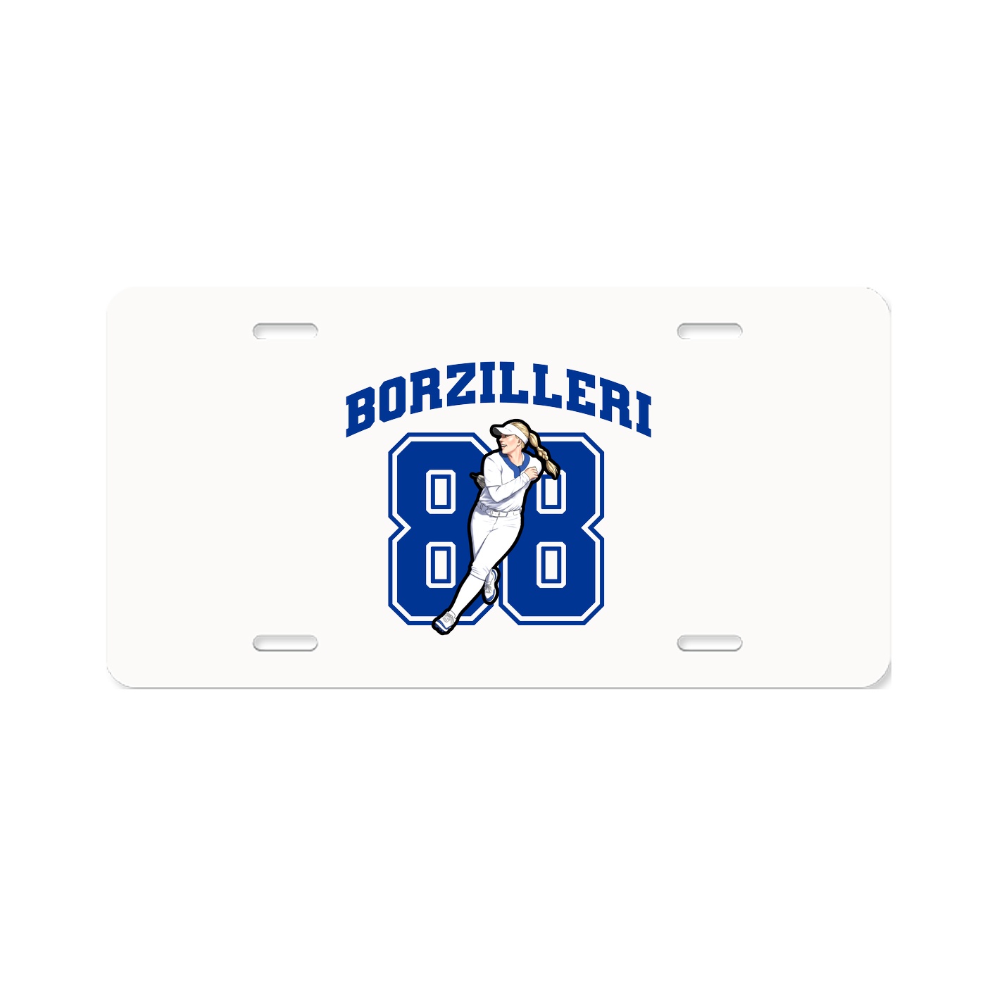 License Plate — Number in Classic